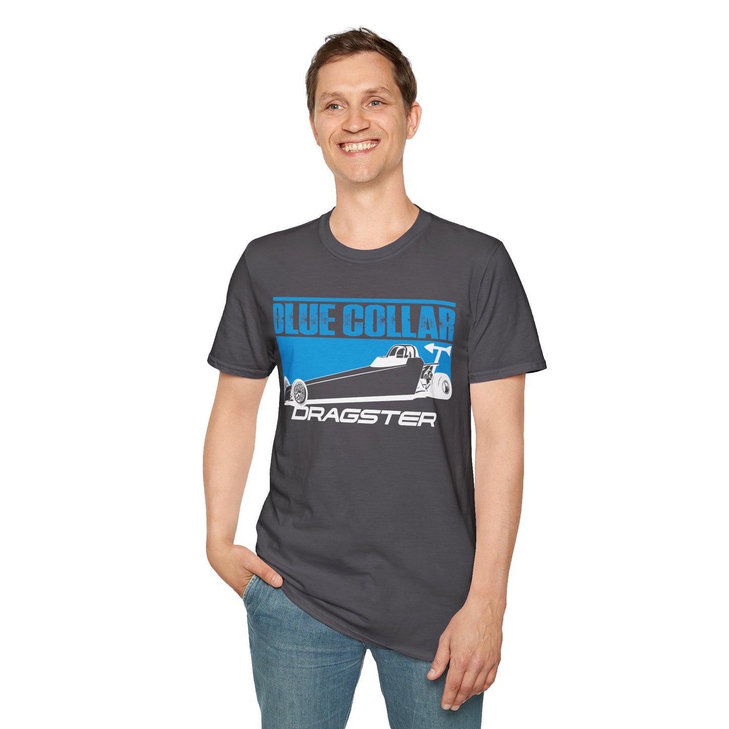 Blue Collar Dragster Tee