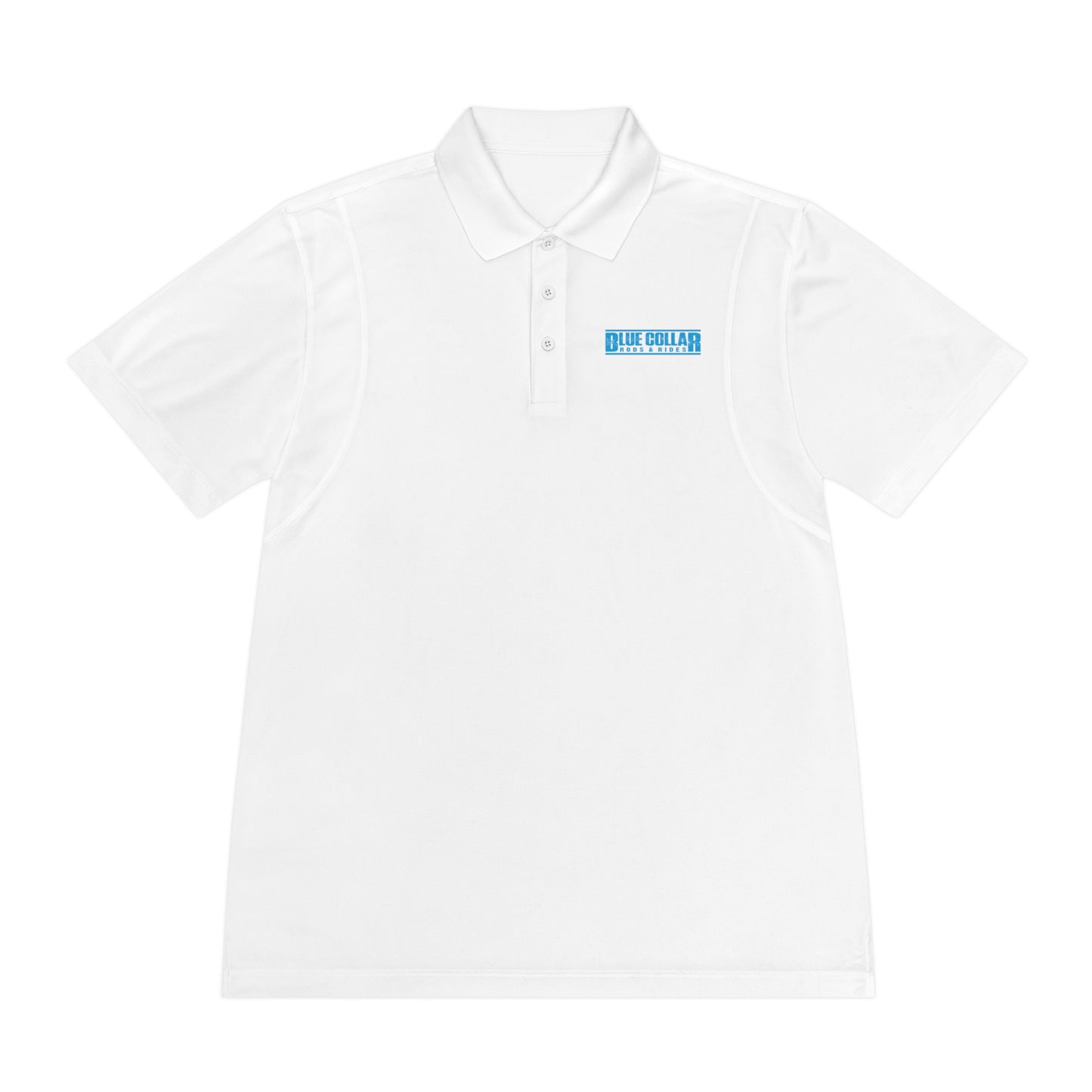 Blue Collar Block Logo Polo Shirt