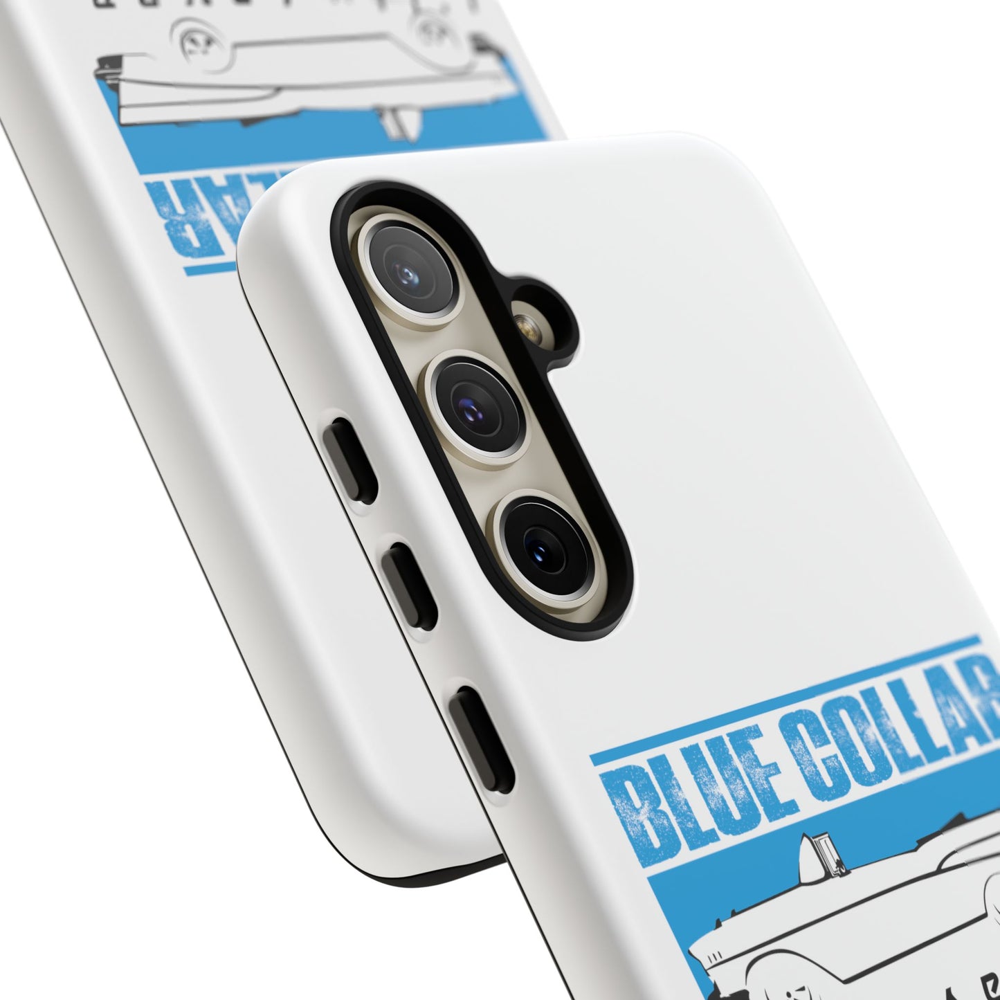 Blue Collar Fifty Seven White Phone Case