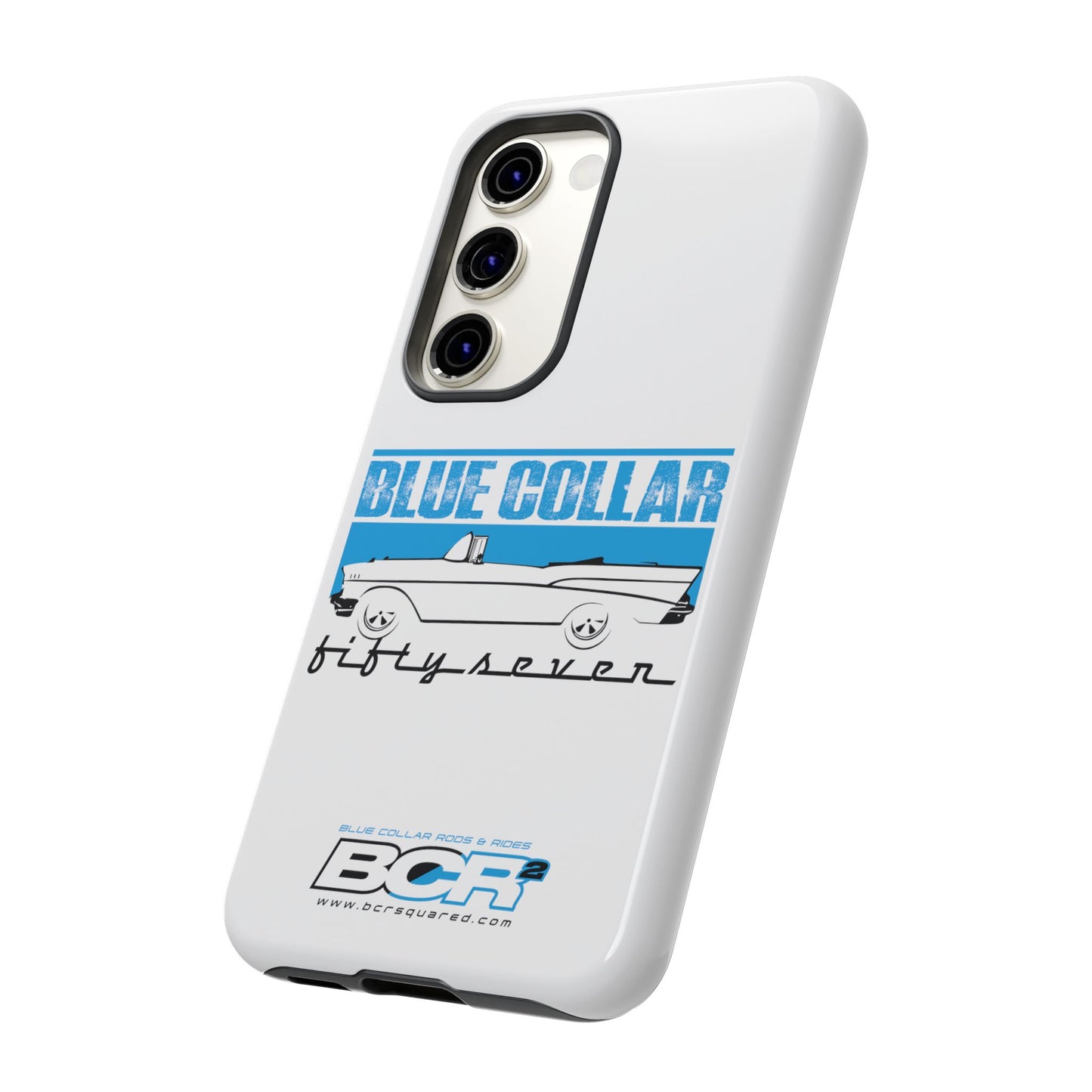 Blue Collar Fifty Seven White Phone Case