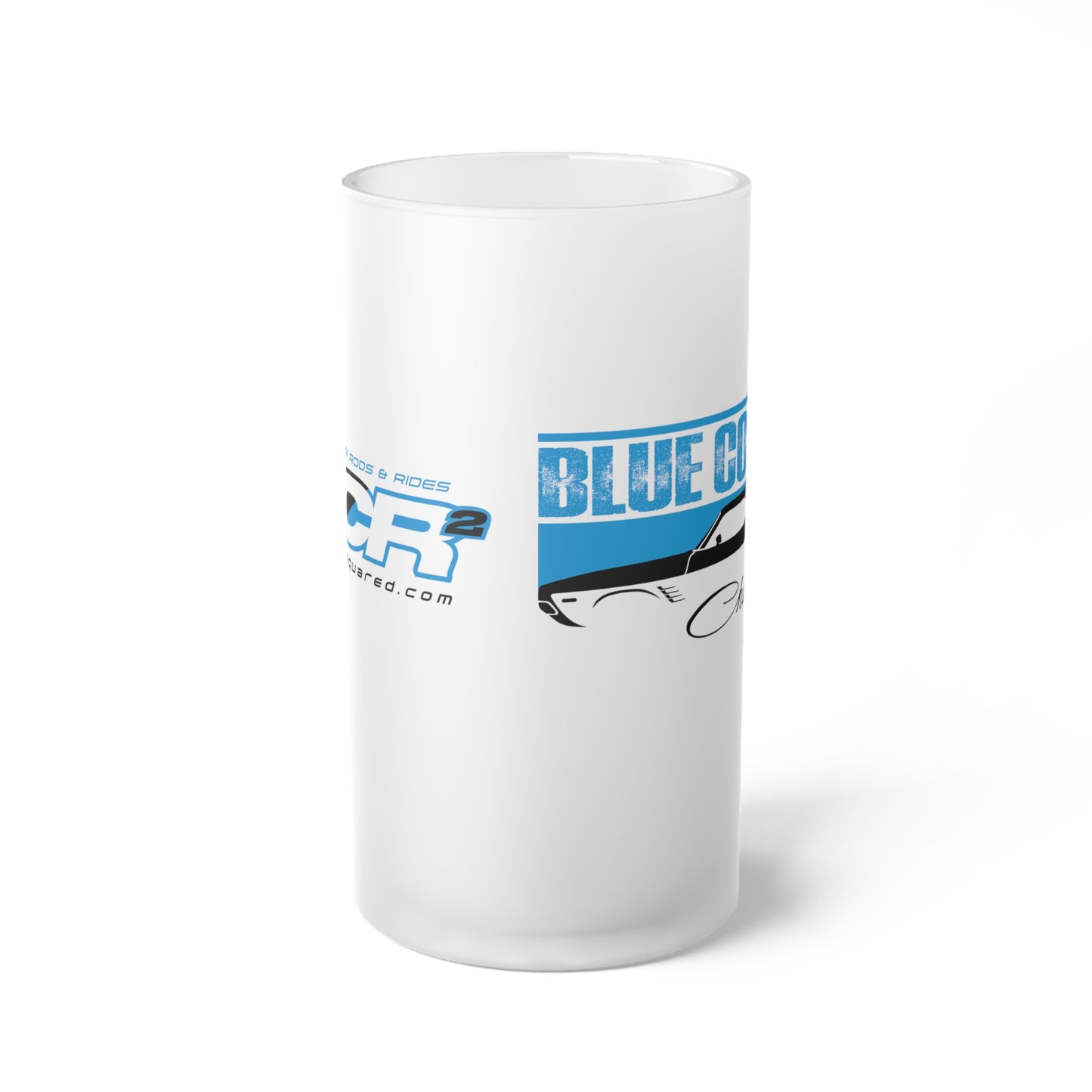 Blue Collar Challenger Frosted Beer Mug