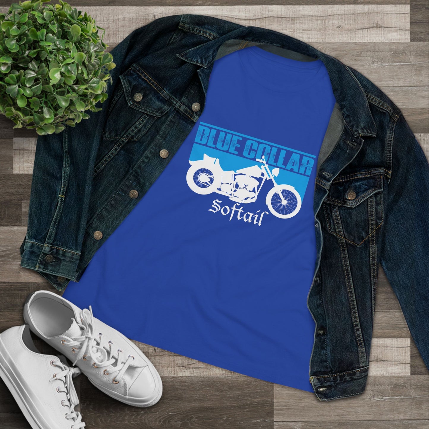 Blue Collar Softail Women's Tee