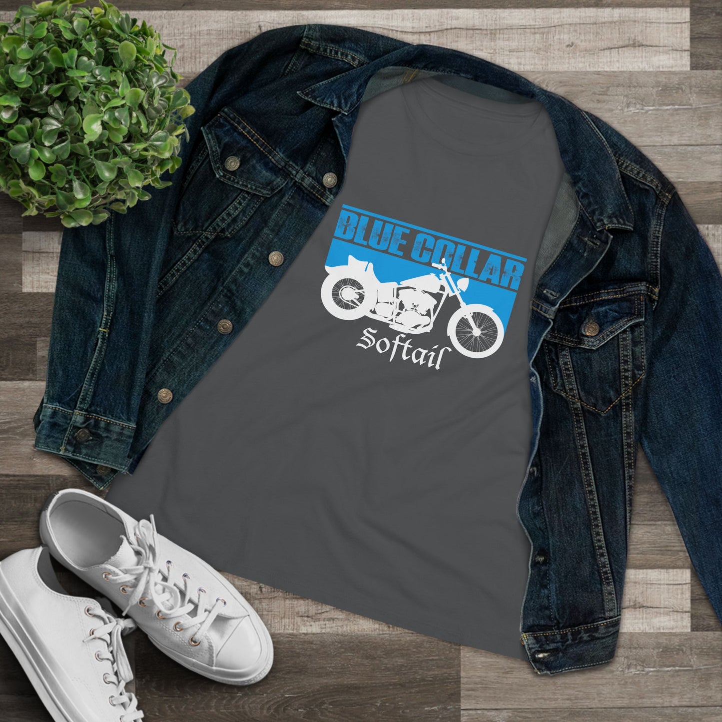 Blue Collar Softail Women's Tee