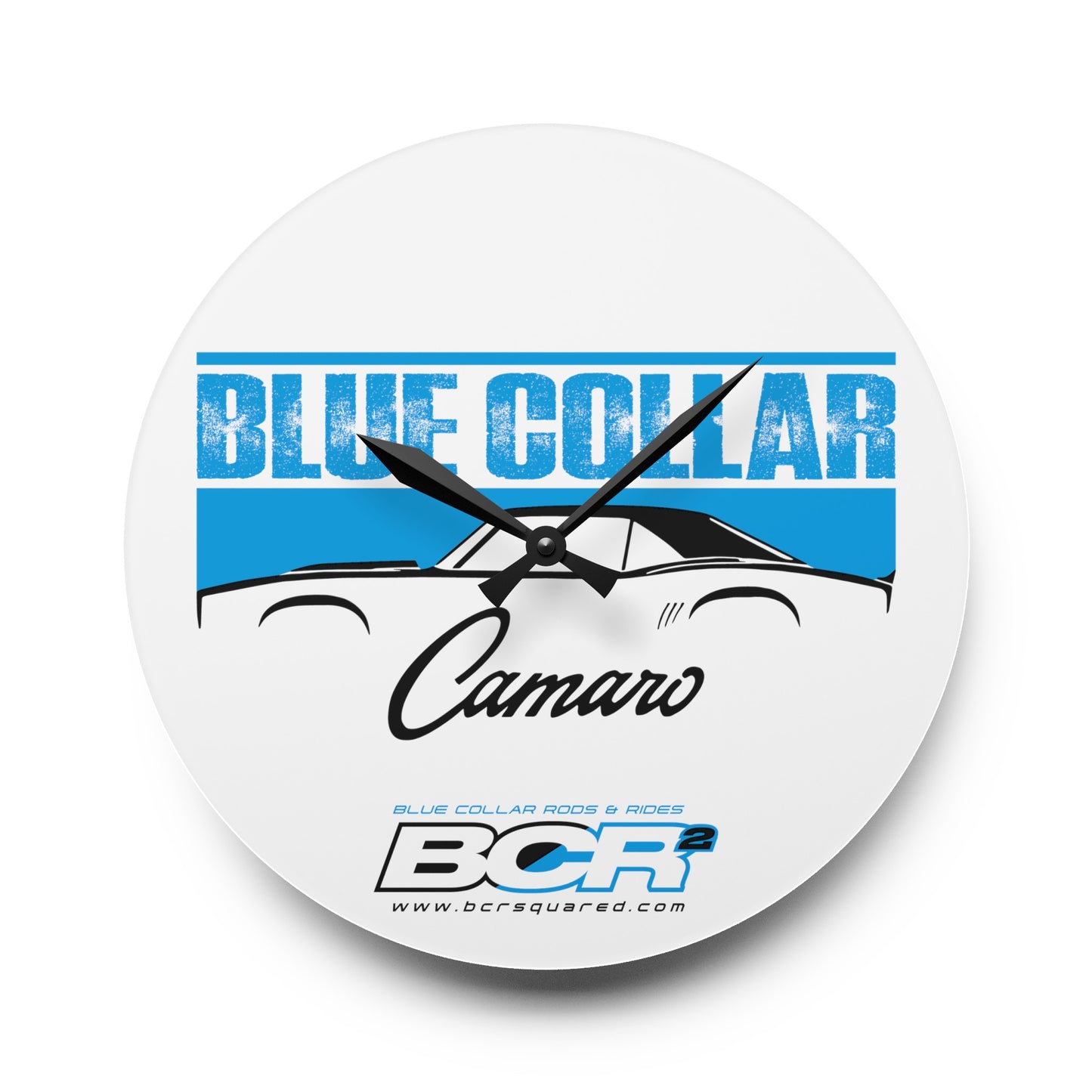 Blue Collar 1st Gen Camaro Wall Clock