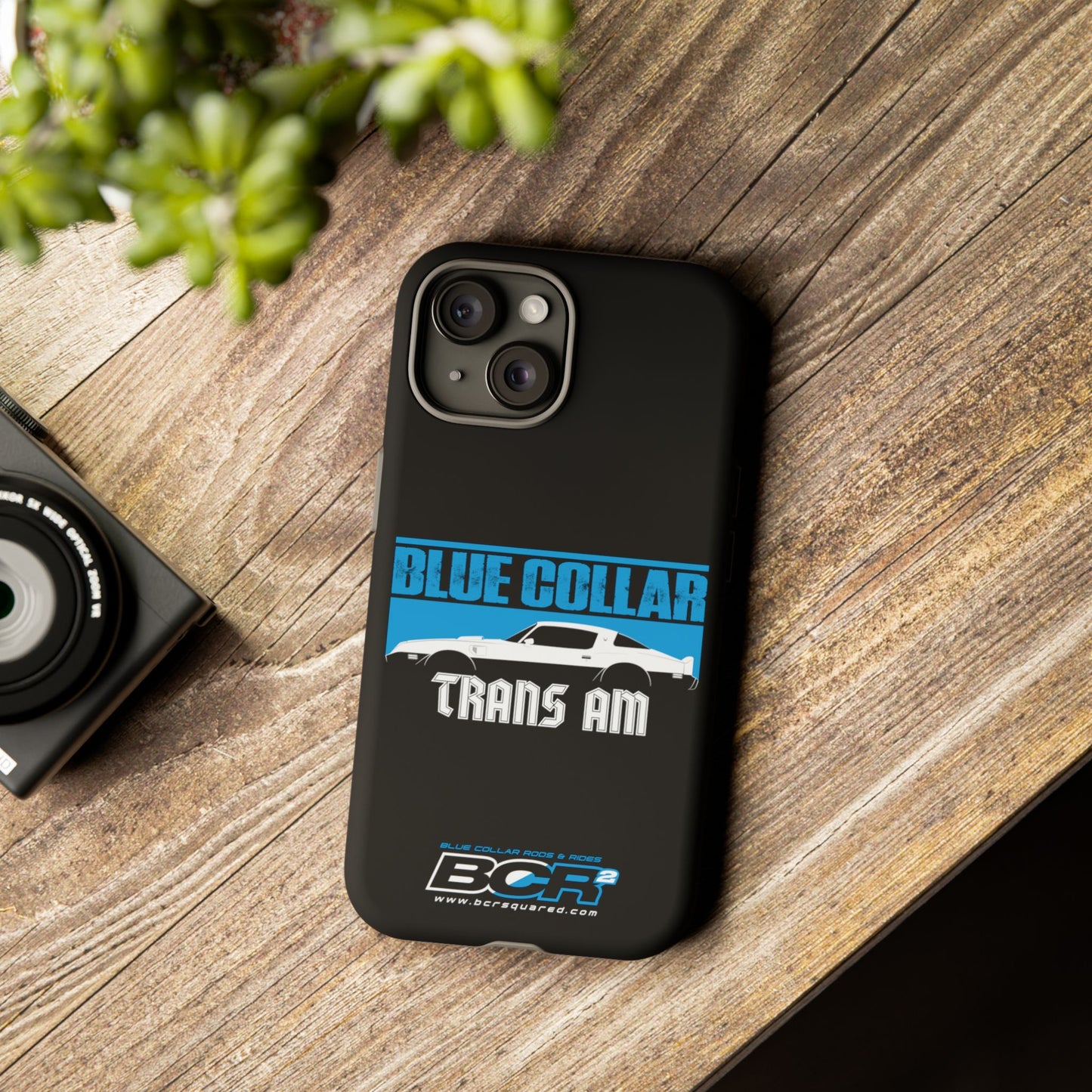 Blue Collar Black Phone Case