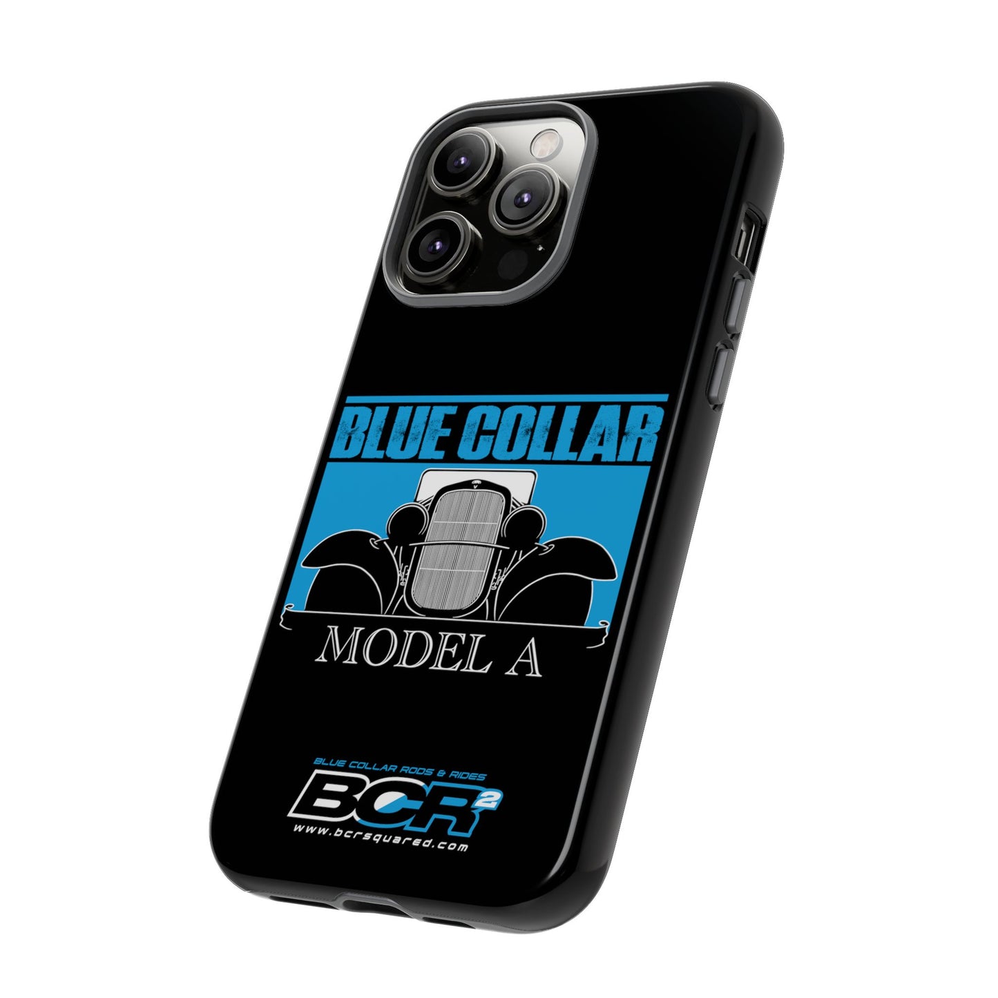 Blue Collar Model A Black Phone Case