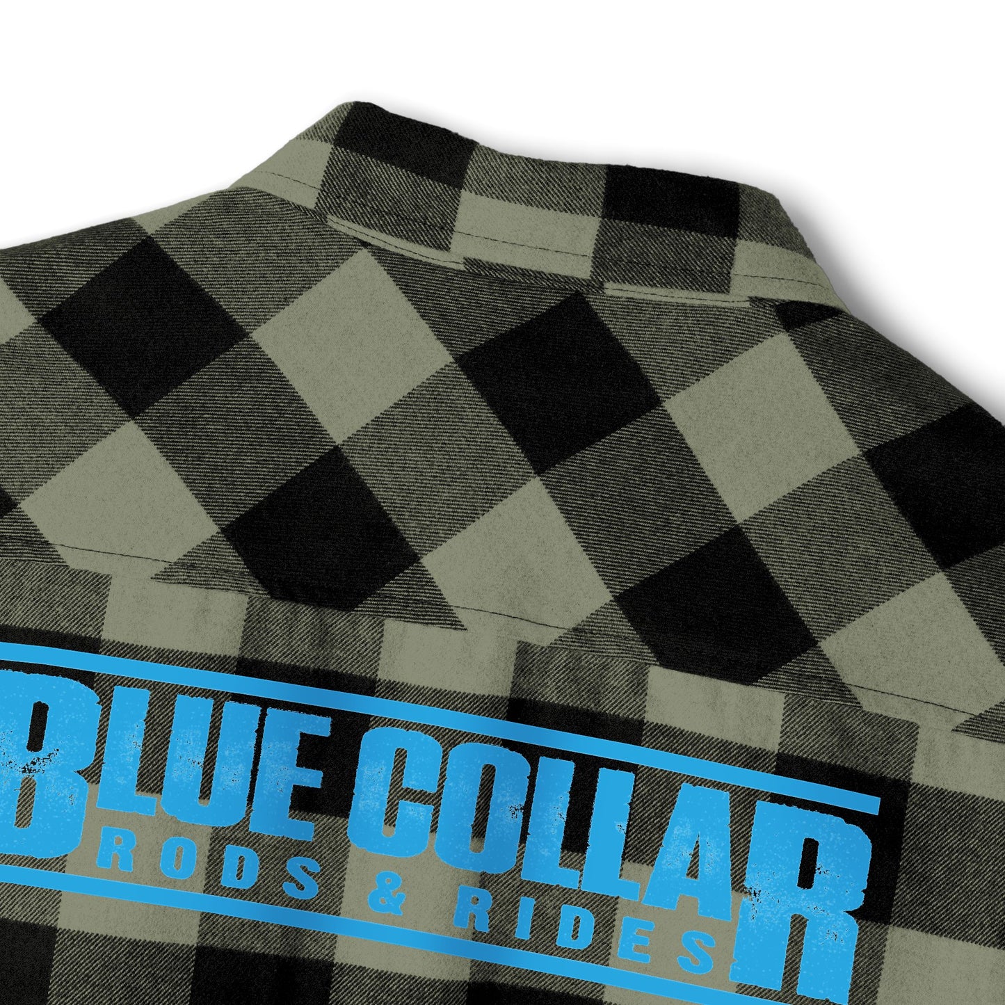 Blue Collar Block Logo Flannel Shirt