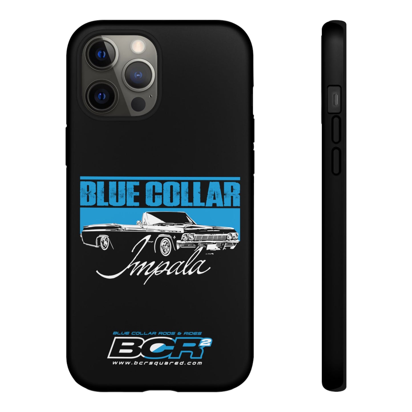 Blue Collar Impala Black Phone Cases