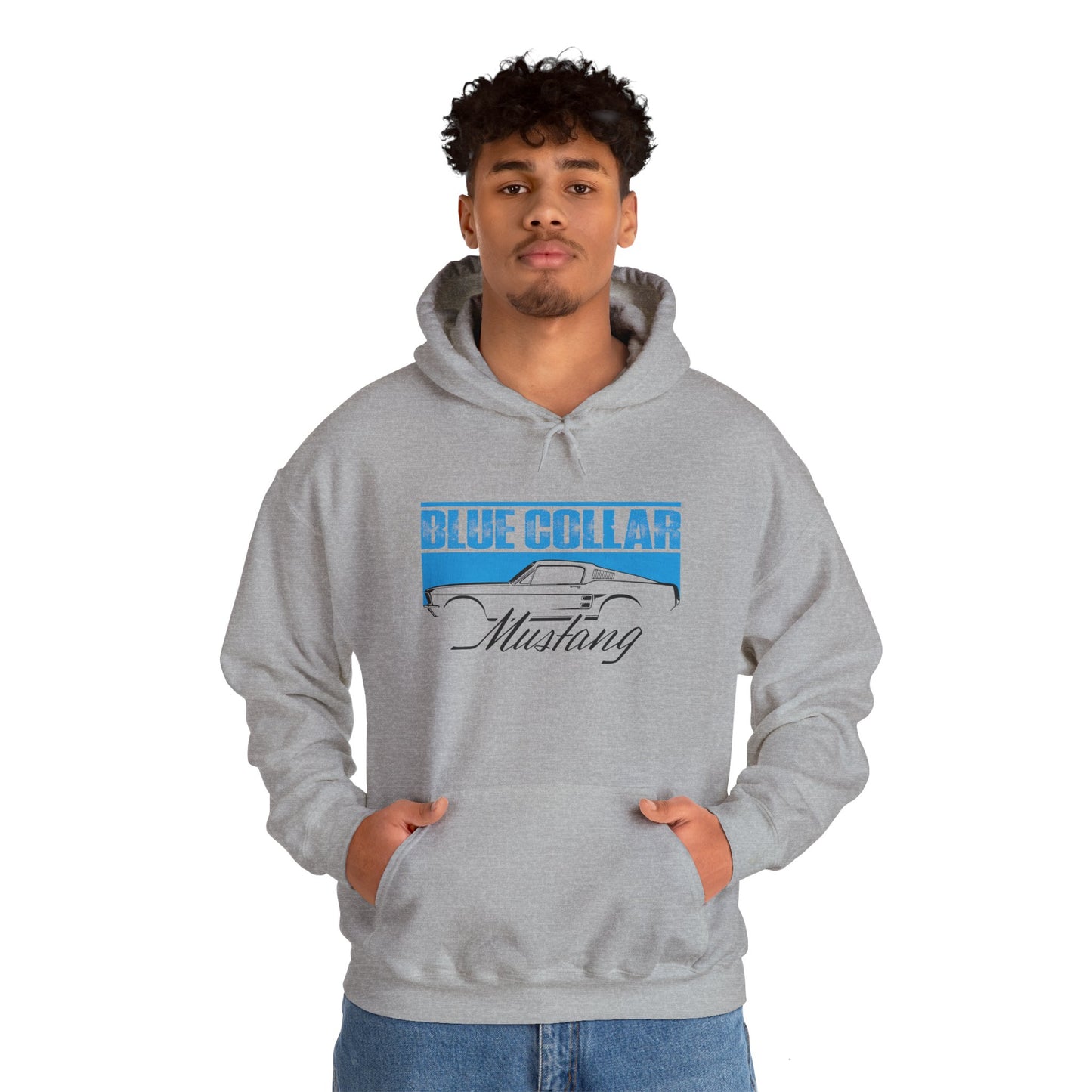 Blue Collar Mustang Hoodie