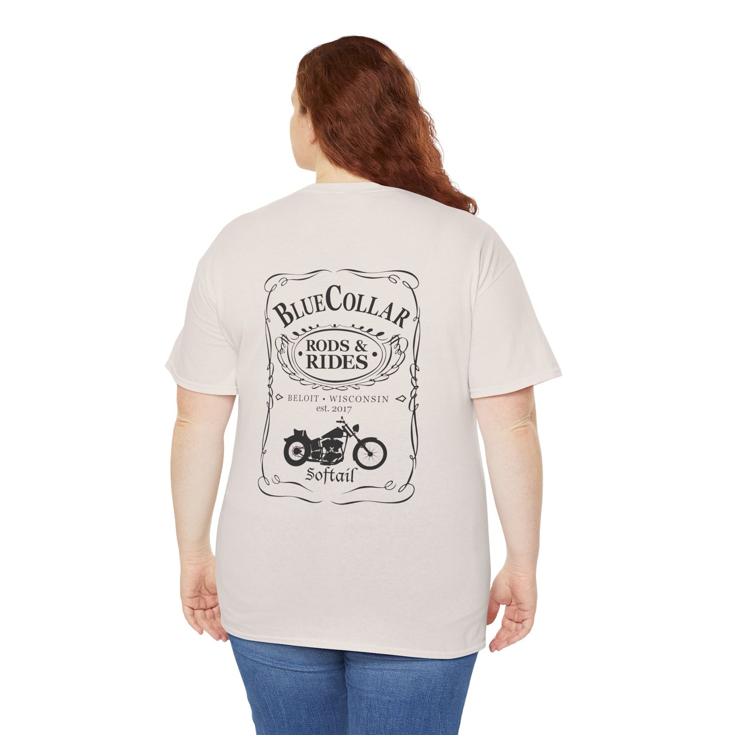 Blue Collar Softail JD Tee