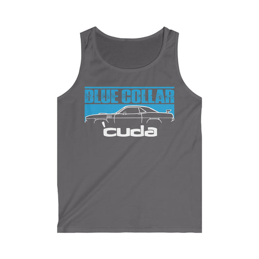 Blue Collar 'Cuda Men's Tank Top