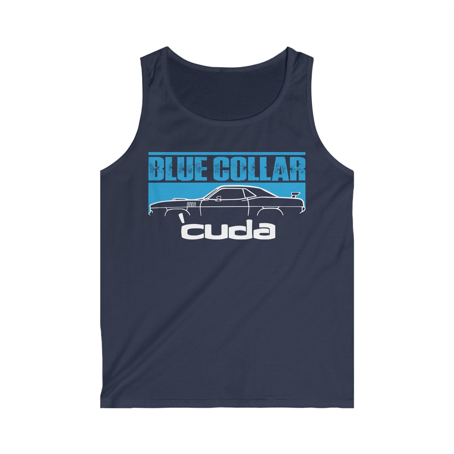 Blue Collar 'Cuda Men's Tank Top