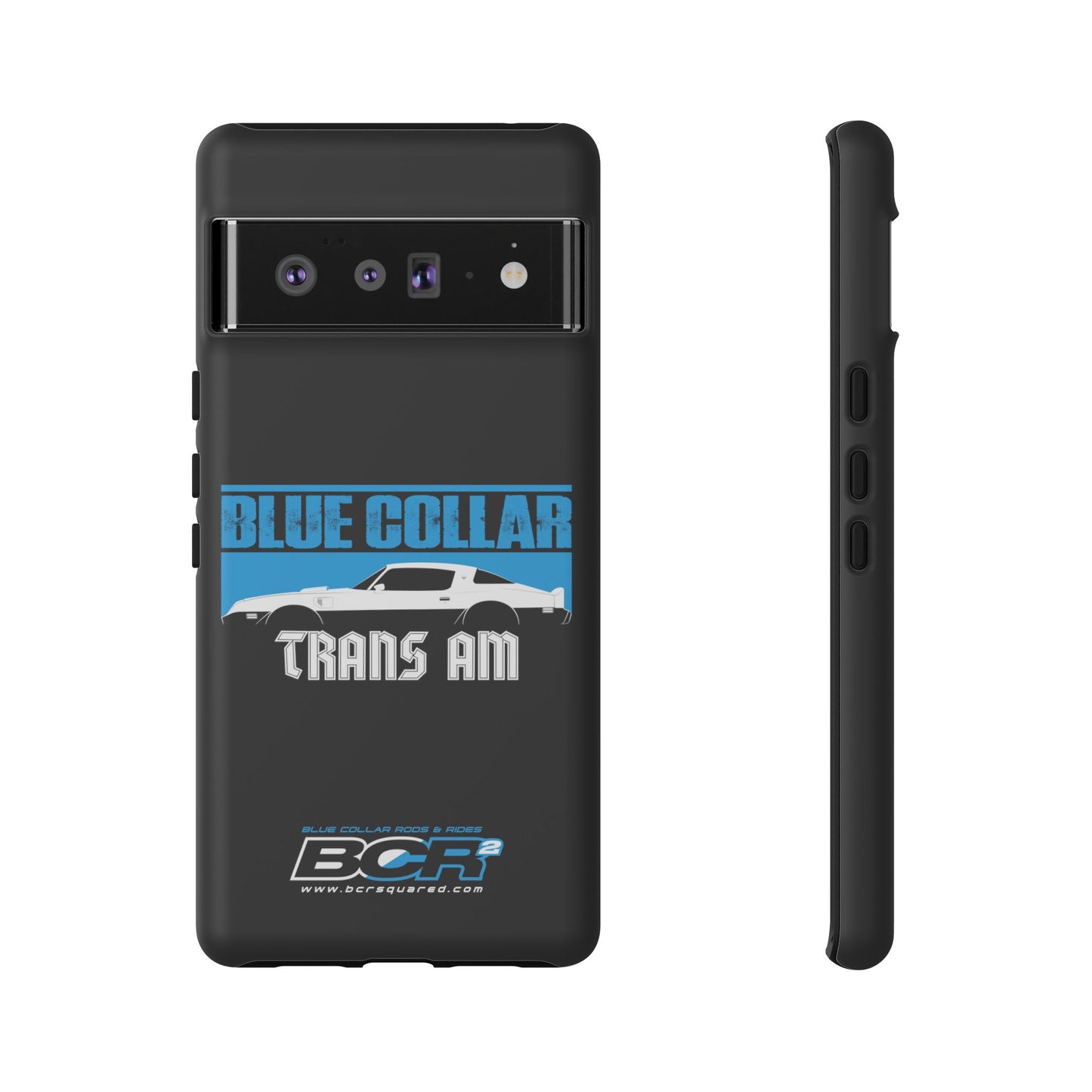 Blue Collar Black Phone Case