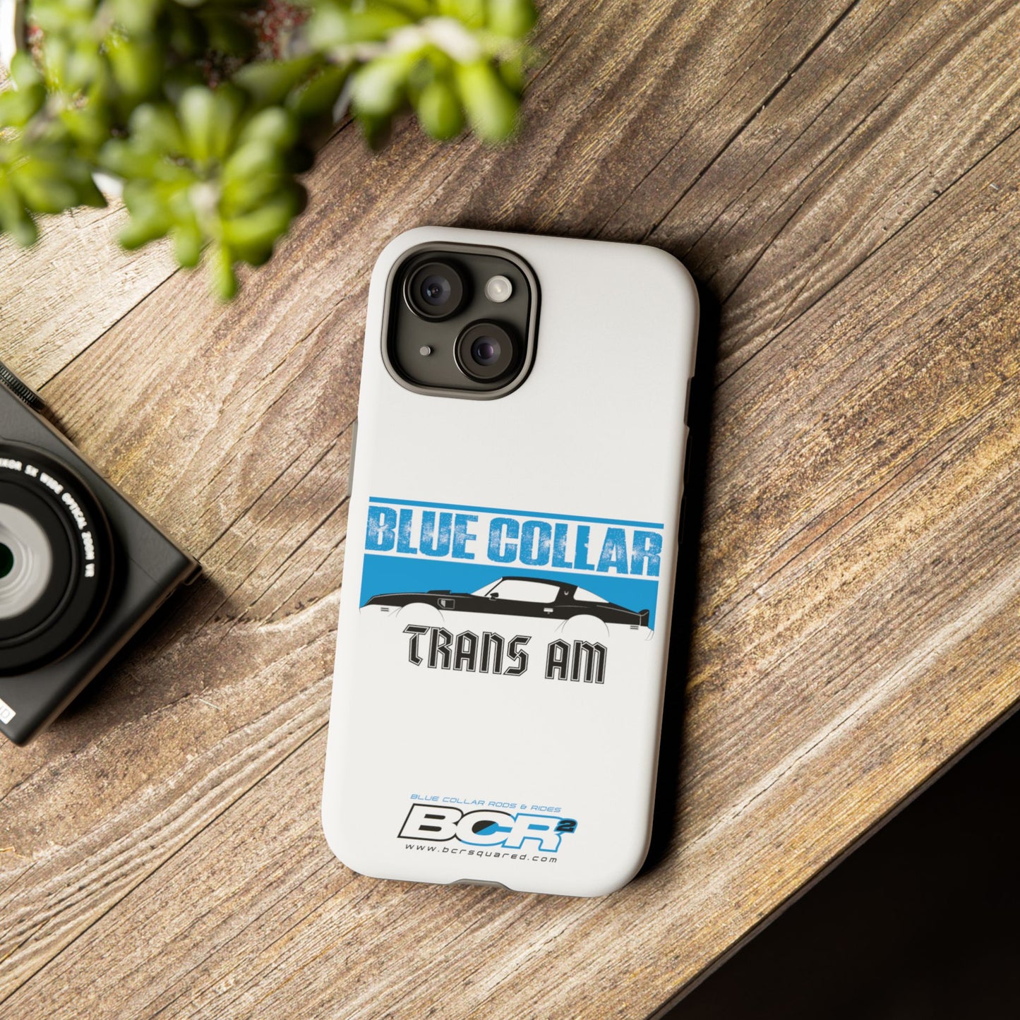 Blue Collar Trans Am White Phone Case