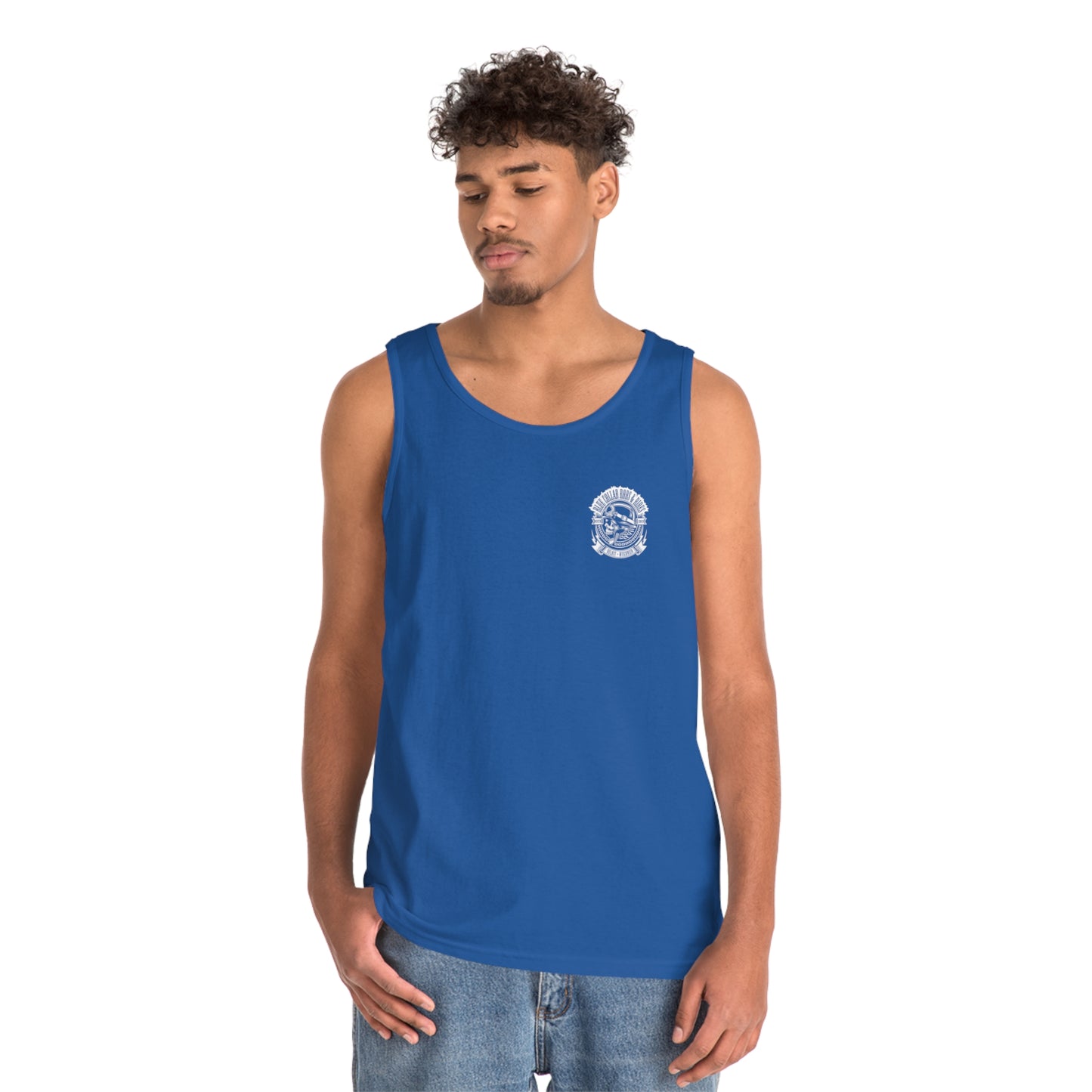 Blue Collar Skull 1 Men's Tank Top