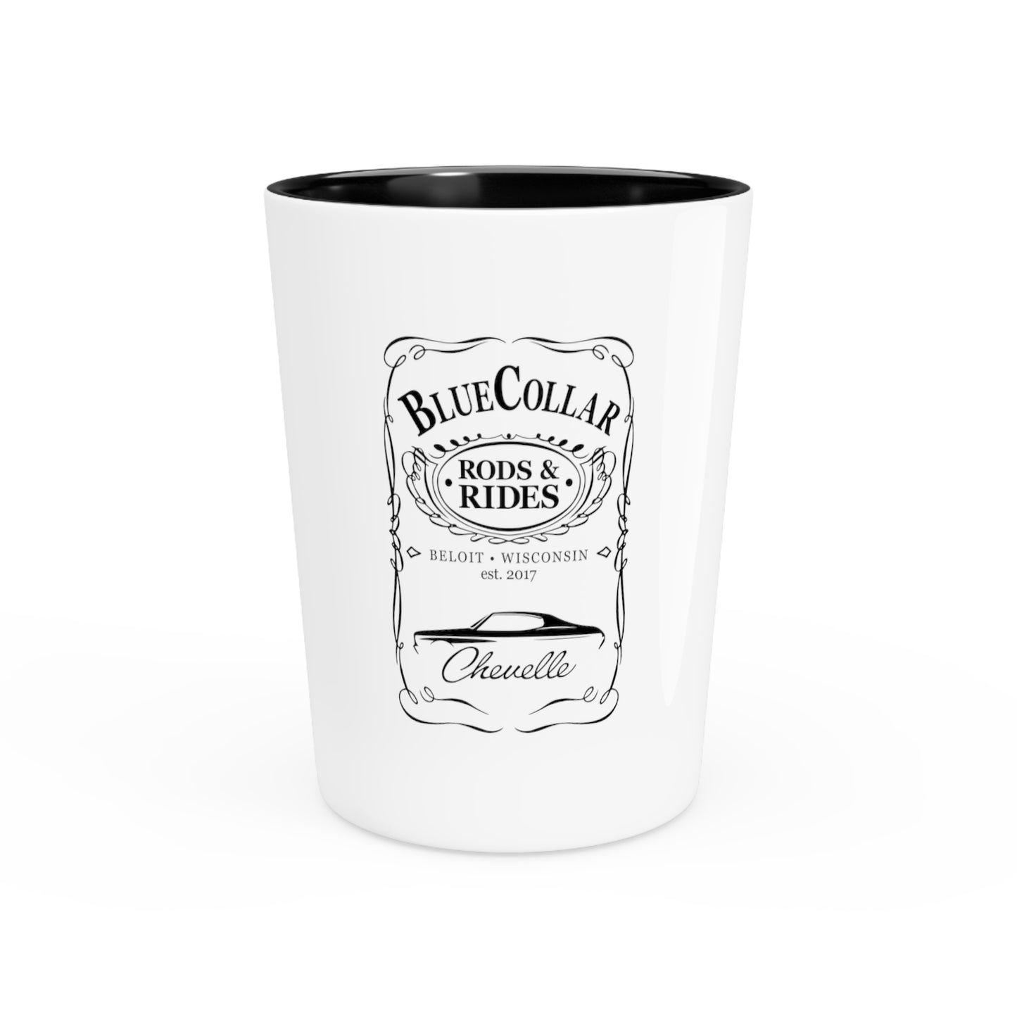 BC JD Chevelle Shot Glass