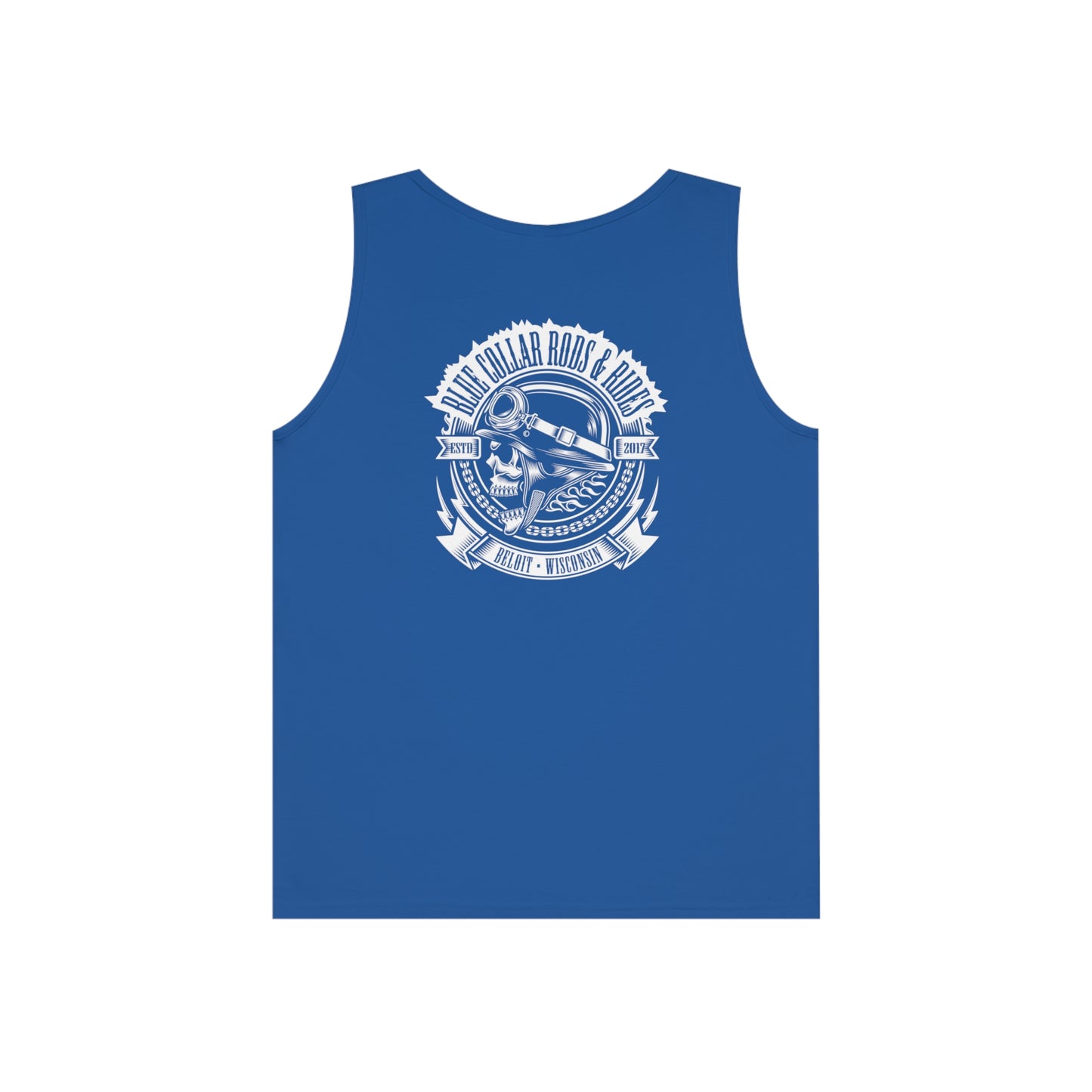 Blue Collar Skull 1 Men's Tank Top