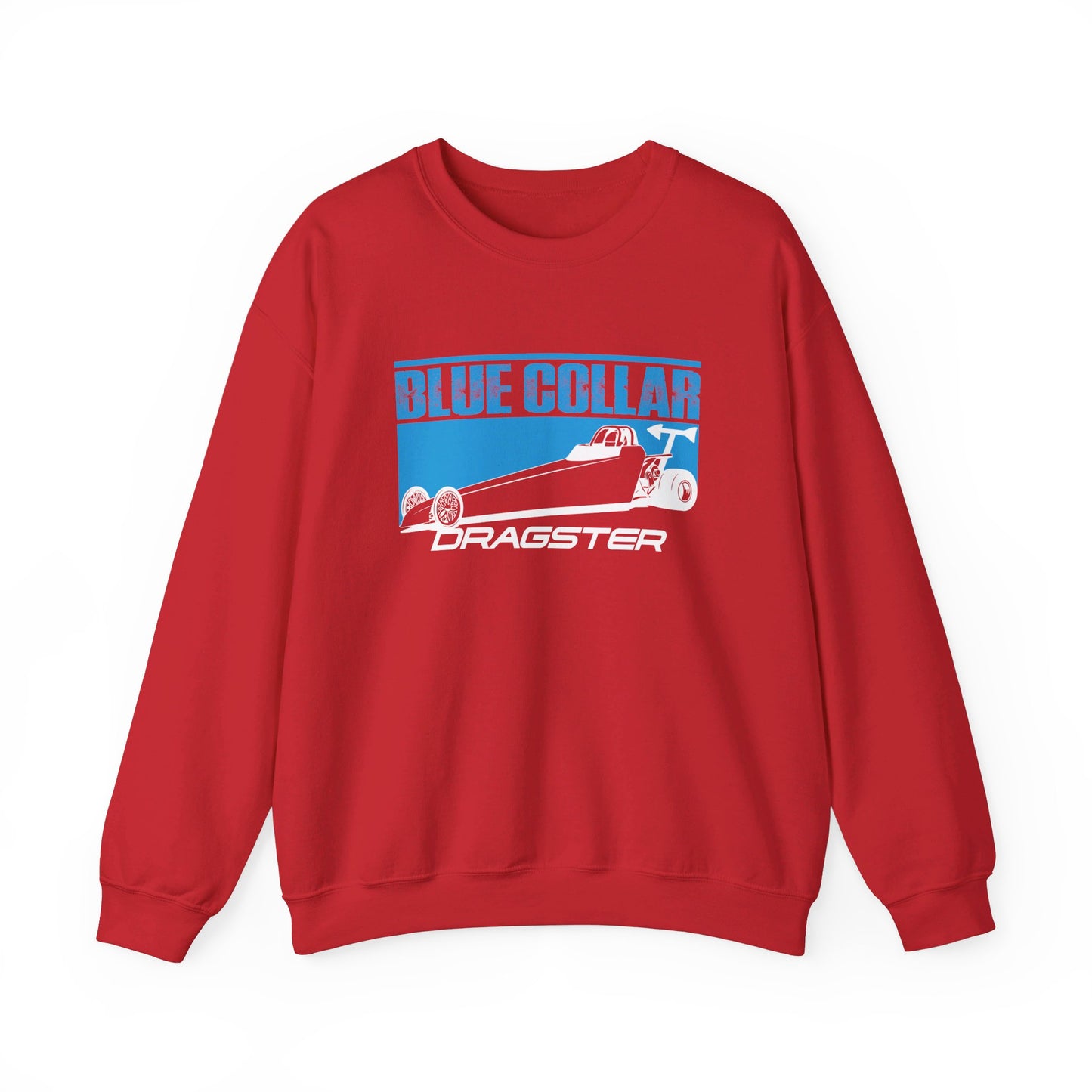 Blue Collar Dragster Crewneck Sweatshirt