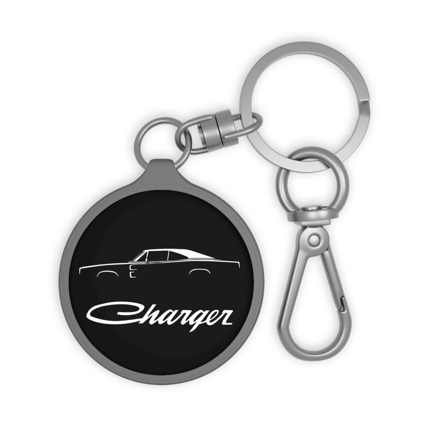 Charger Keychain Black