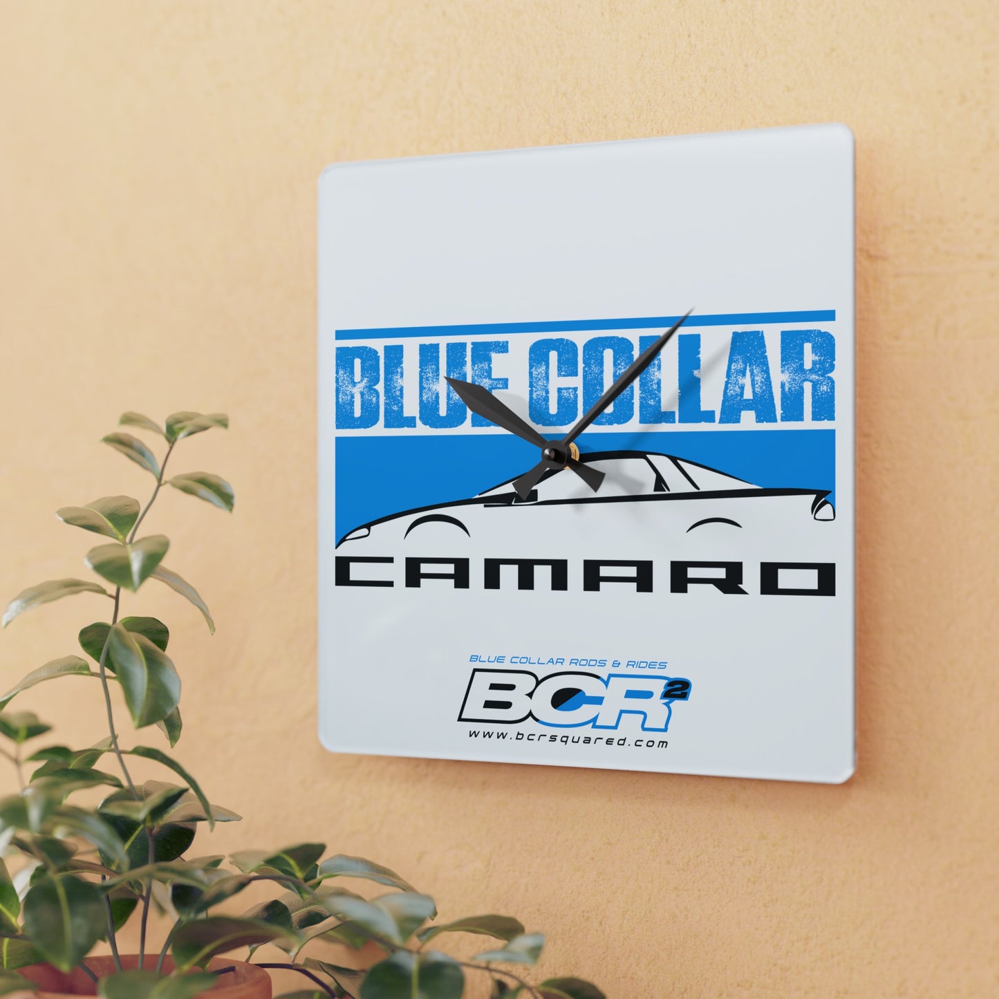 Blue Collar 4th Gen Camaro Wall Clock