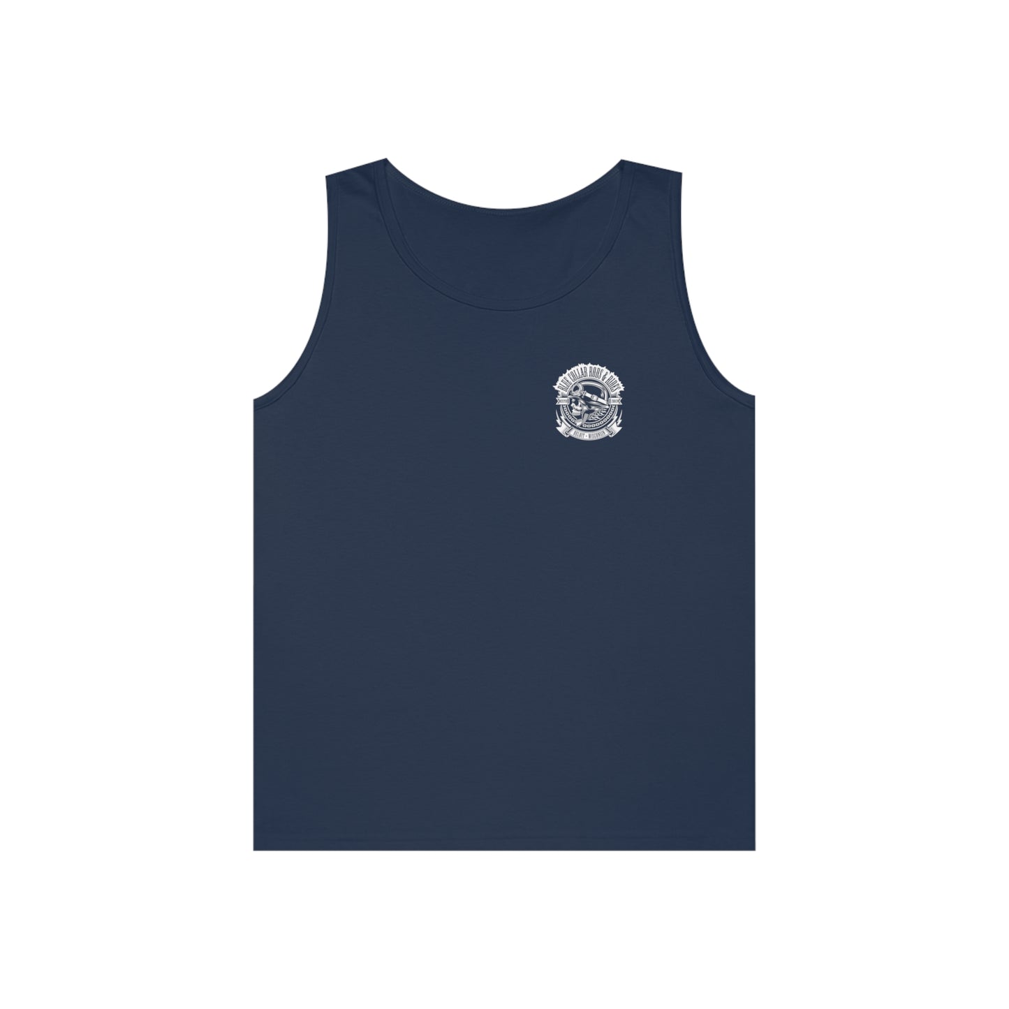 Blue Collar Skull 1 Men's Tank Top