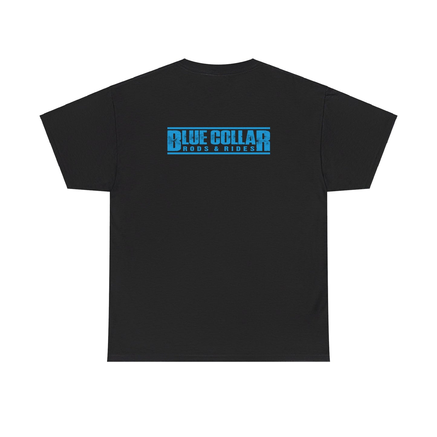 Blue Collar Block Logo Small Front Tee