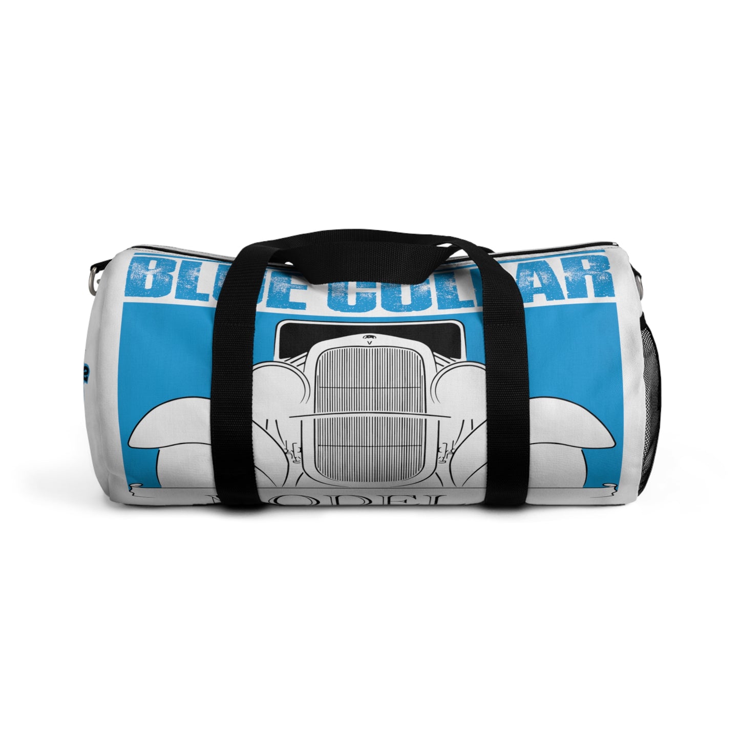 Blue Collar Model A White Duffel Bag