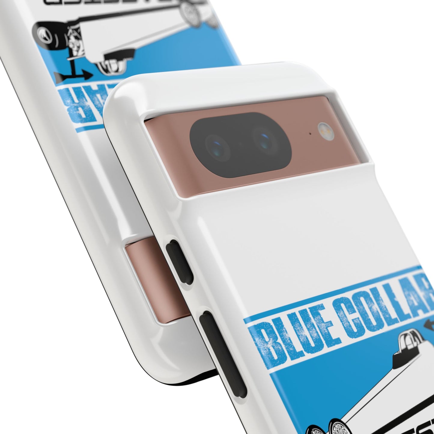 Blue Collar Dragster Phone Cases