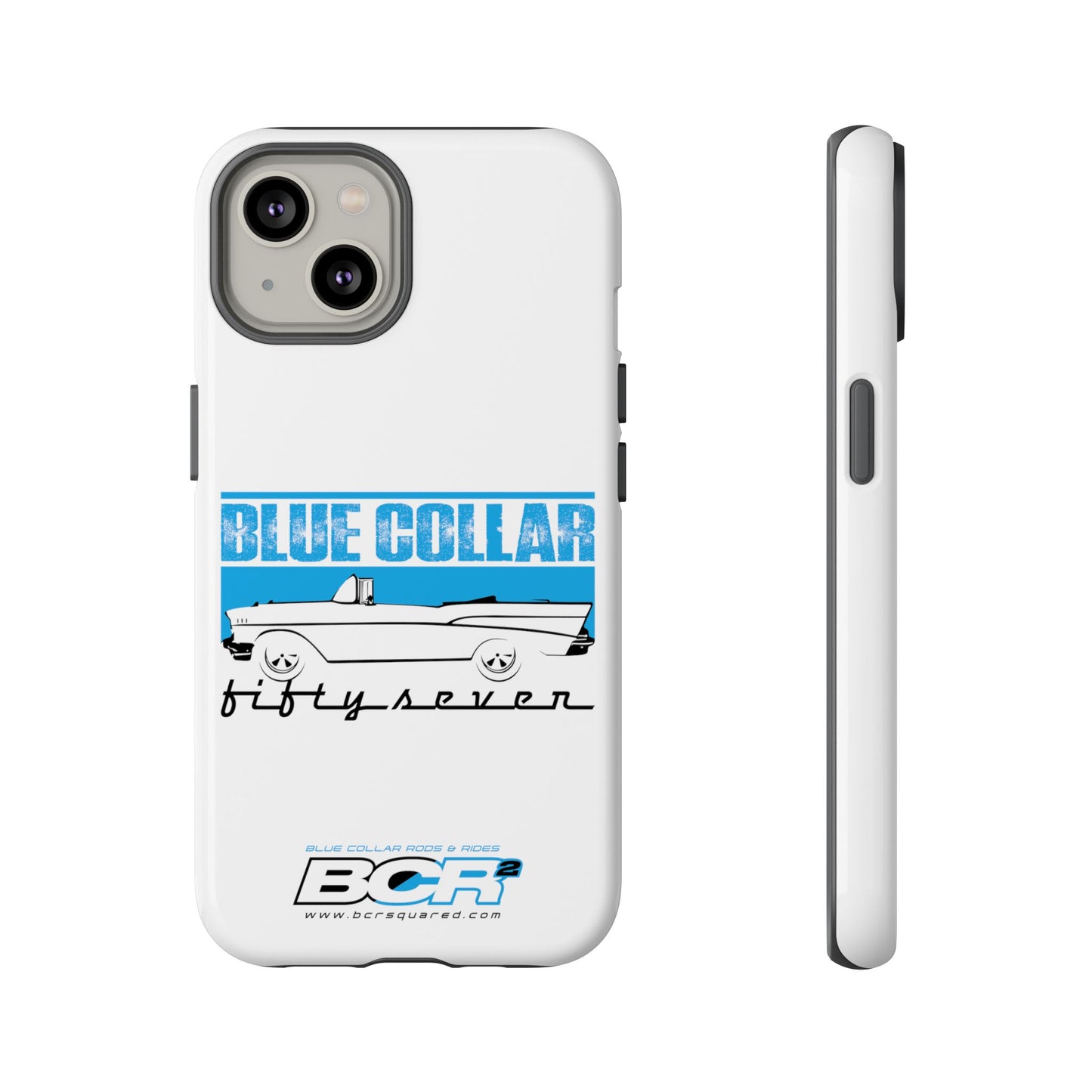 Blue Collar Fifty Seven White Phone Case