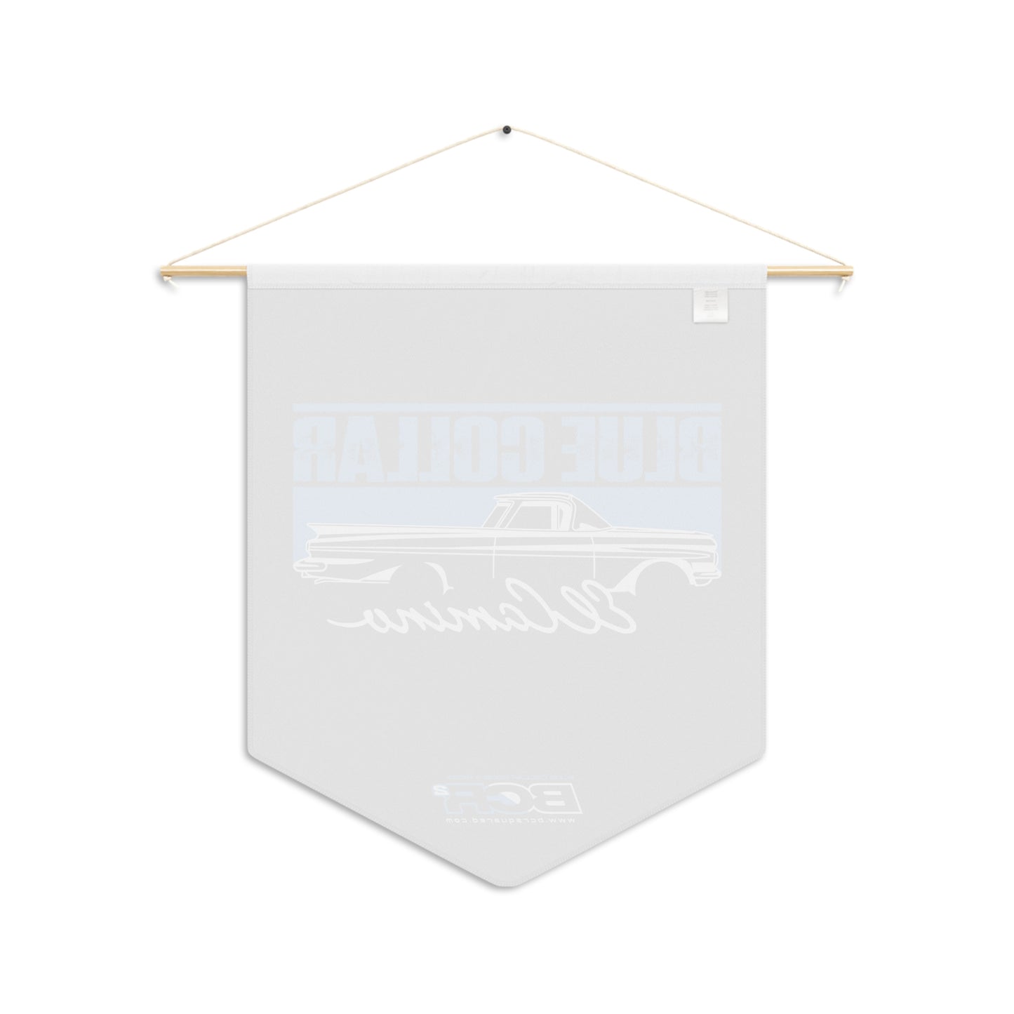 Blue Collar El Camino Pennant Banner