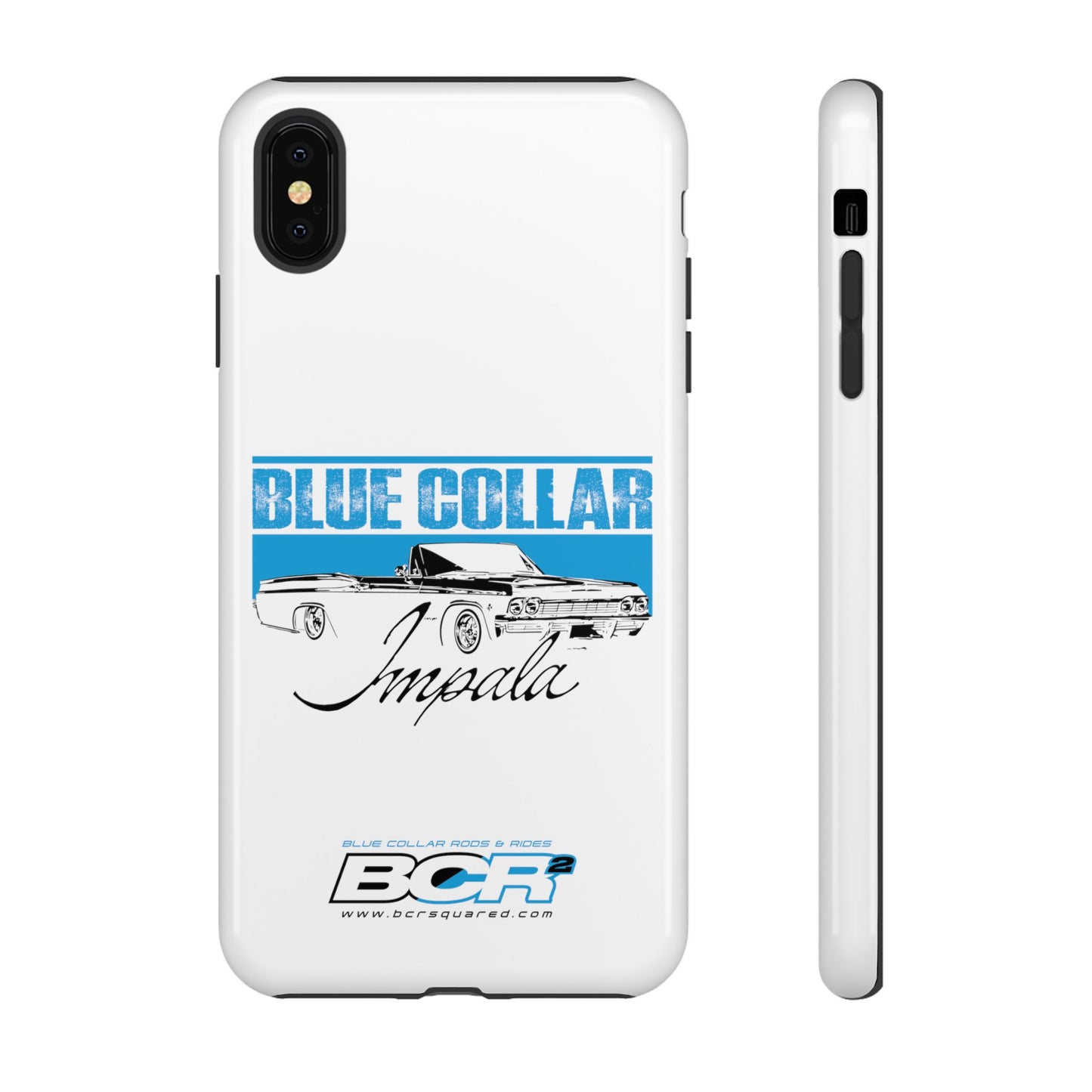 Blue Collar Impala White Phone Cases