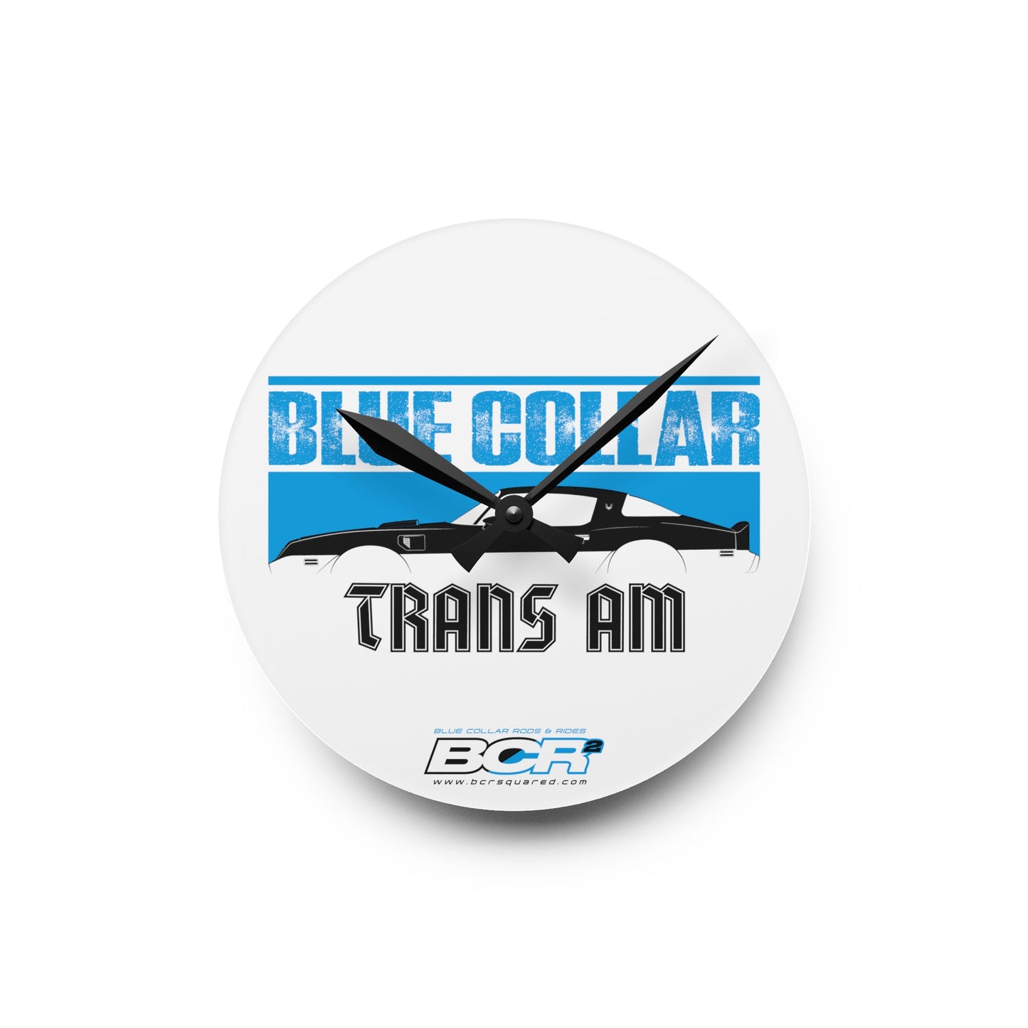 Blue Collar Trans Am Wall Clock