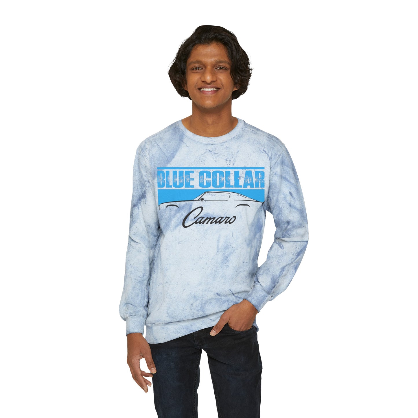 Blue Collar 2nd Gen Camaro Color Blast Crewneck Sweatshirt