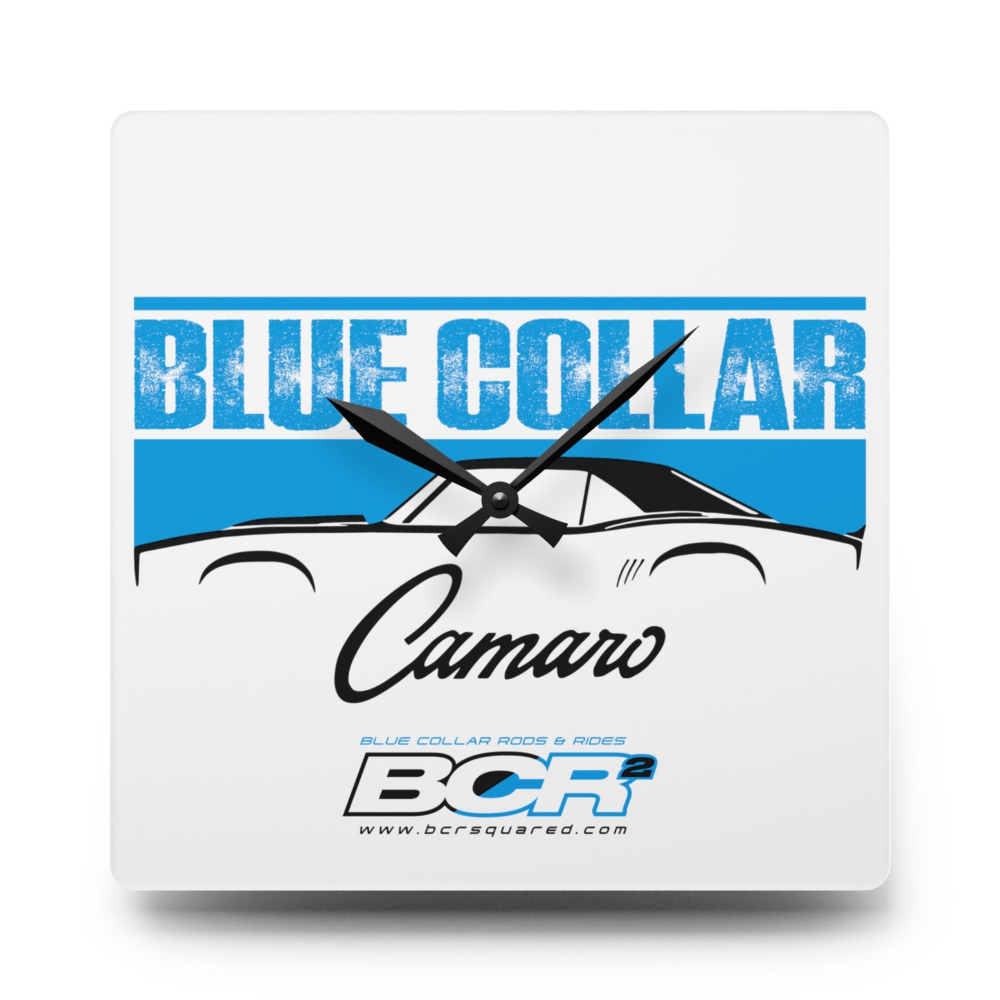 Blue Collar 1st Gen Camaro Wall Clock