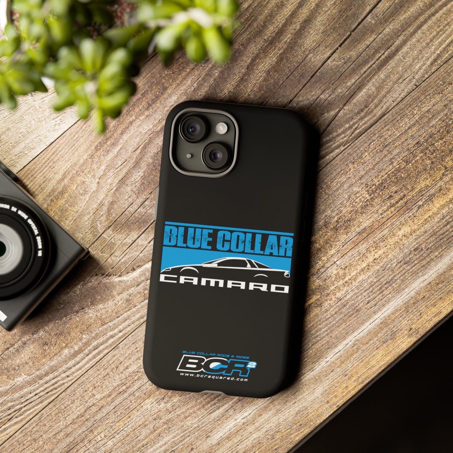 Blue Collar 4th Gen Camaro Black Phone Cases