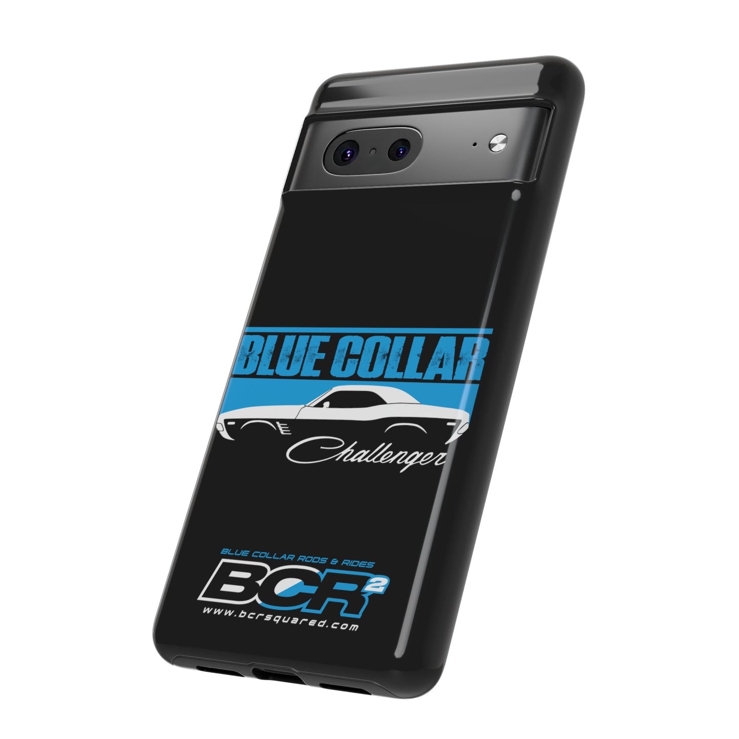 Blue Collar Challenger Black Phone Cases