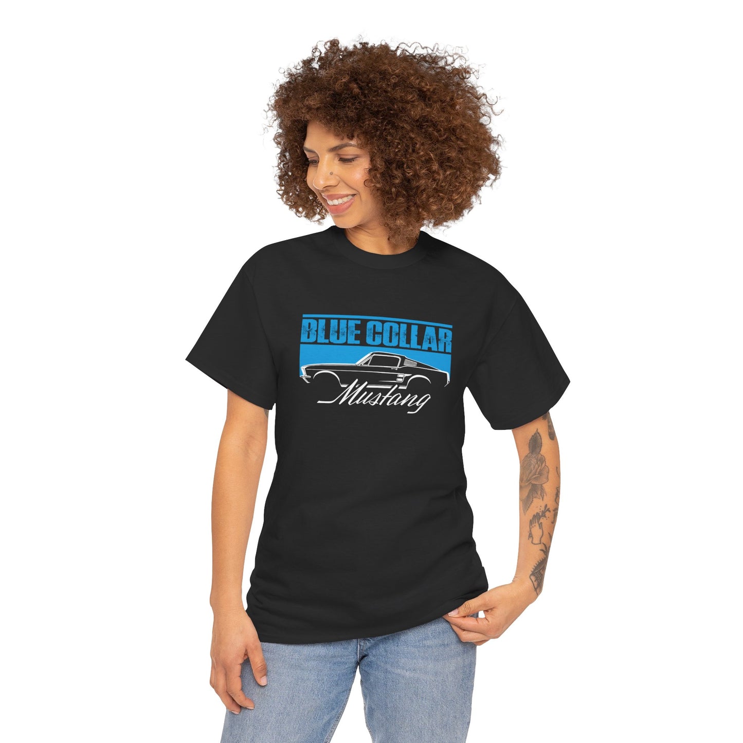 Blue Collar Mustang Tee