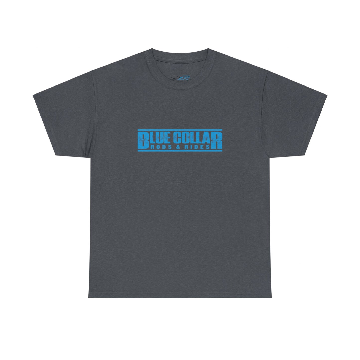 Blue Collar Block Logo Tee