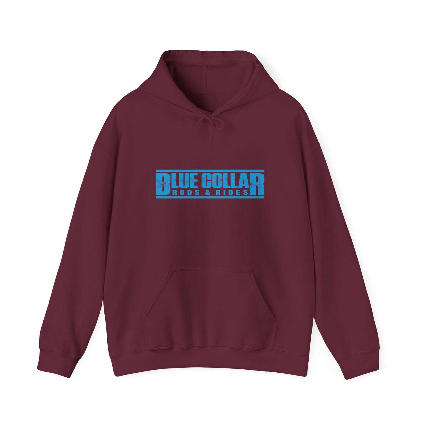 Blue Collar Block Logo Hoodie