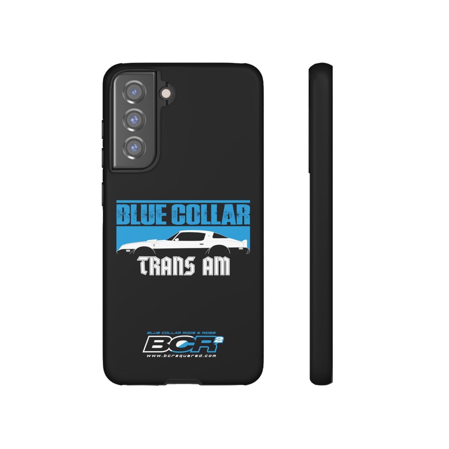 Blue Collar Black Phone Case