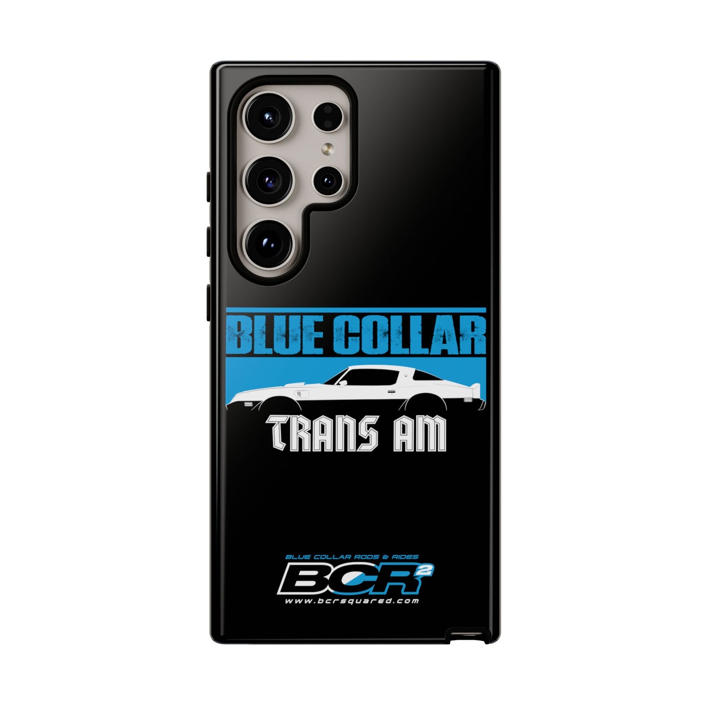 Blue Collar Black Phone Case