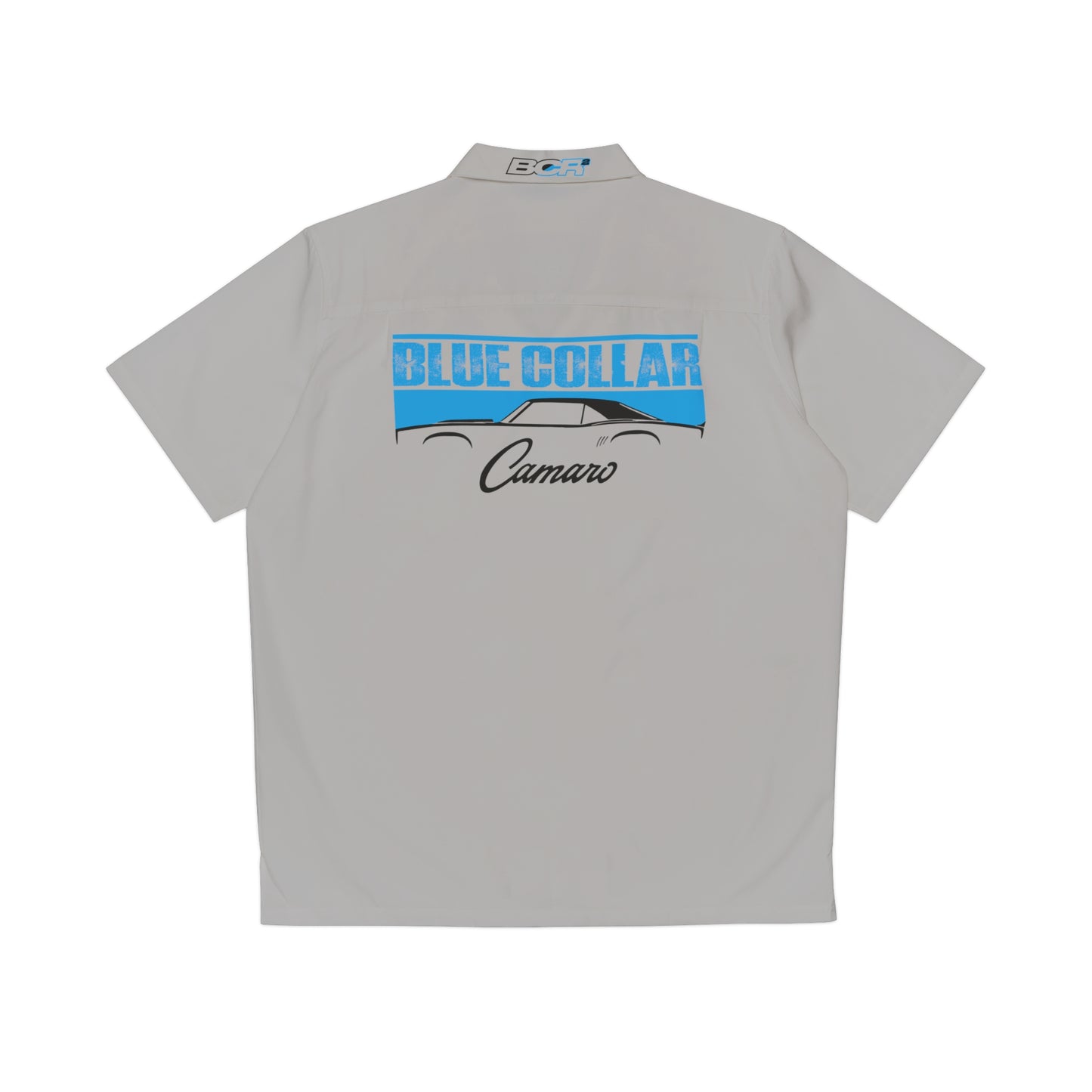 Blue Collar 1st Gen Camaro Gray Hawaiian Shirt