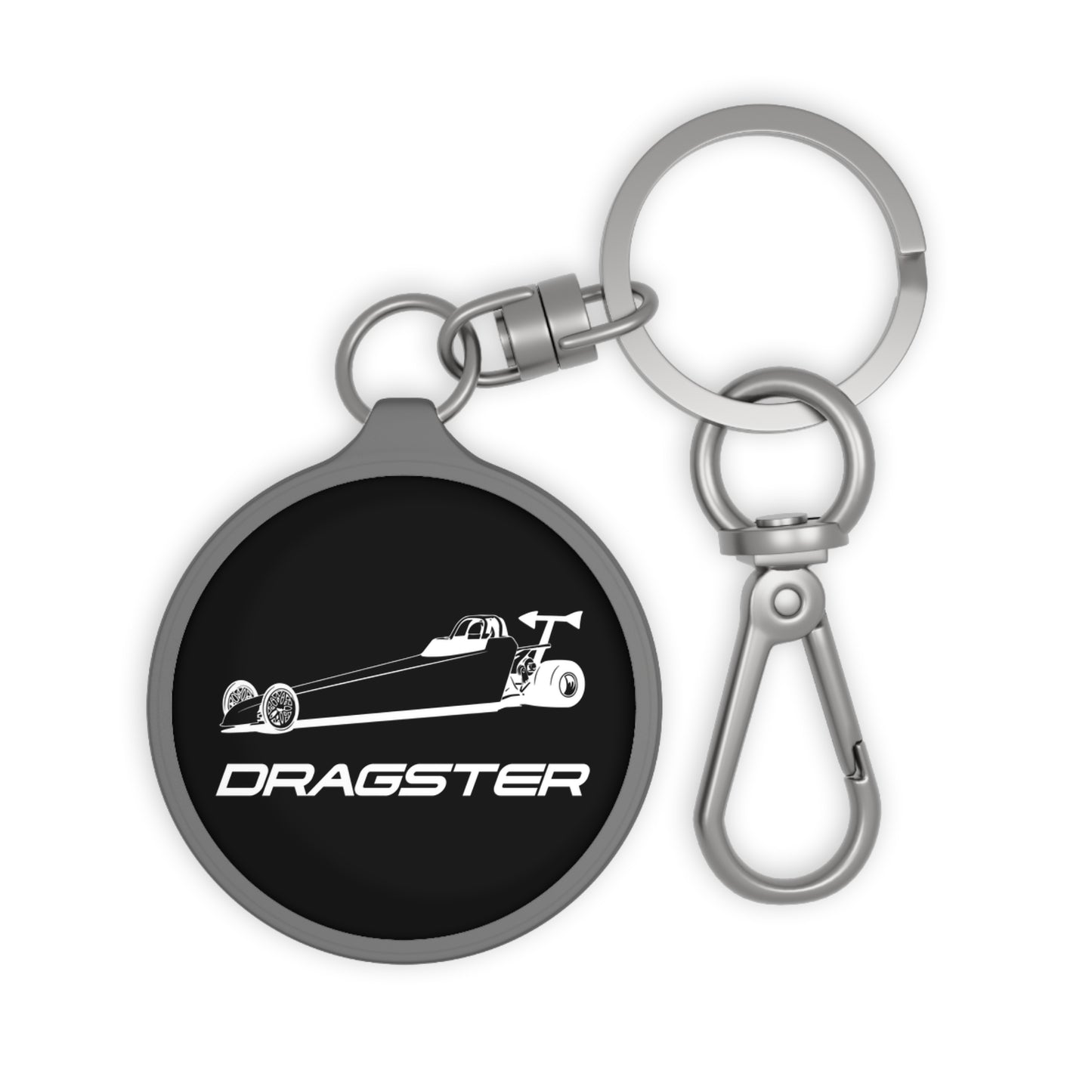 Dragster Keychain Black