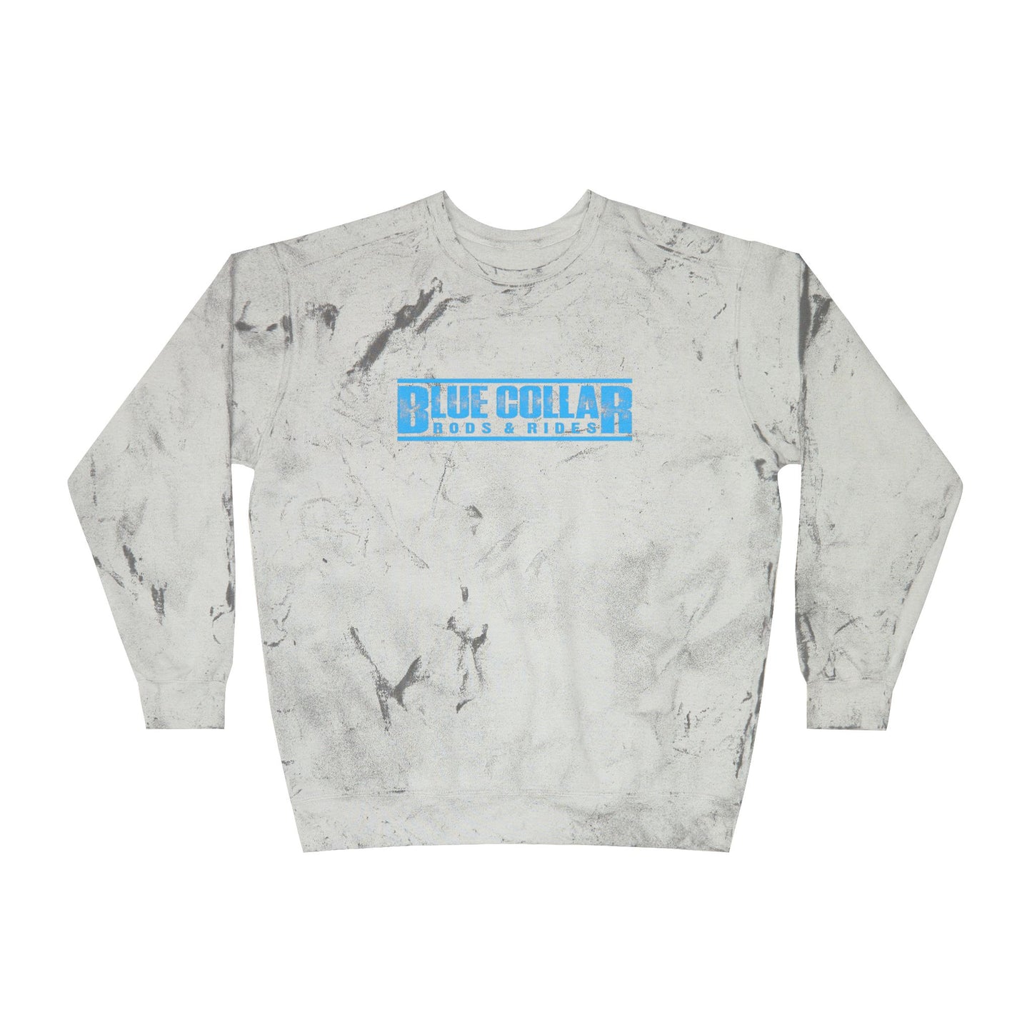 Blue Collar Block Logo Color Blast Sweatshirt