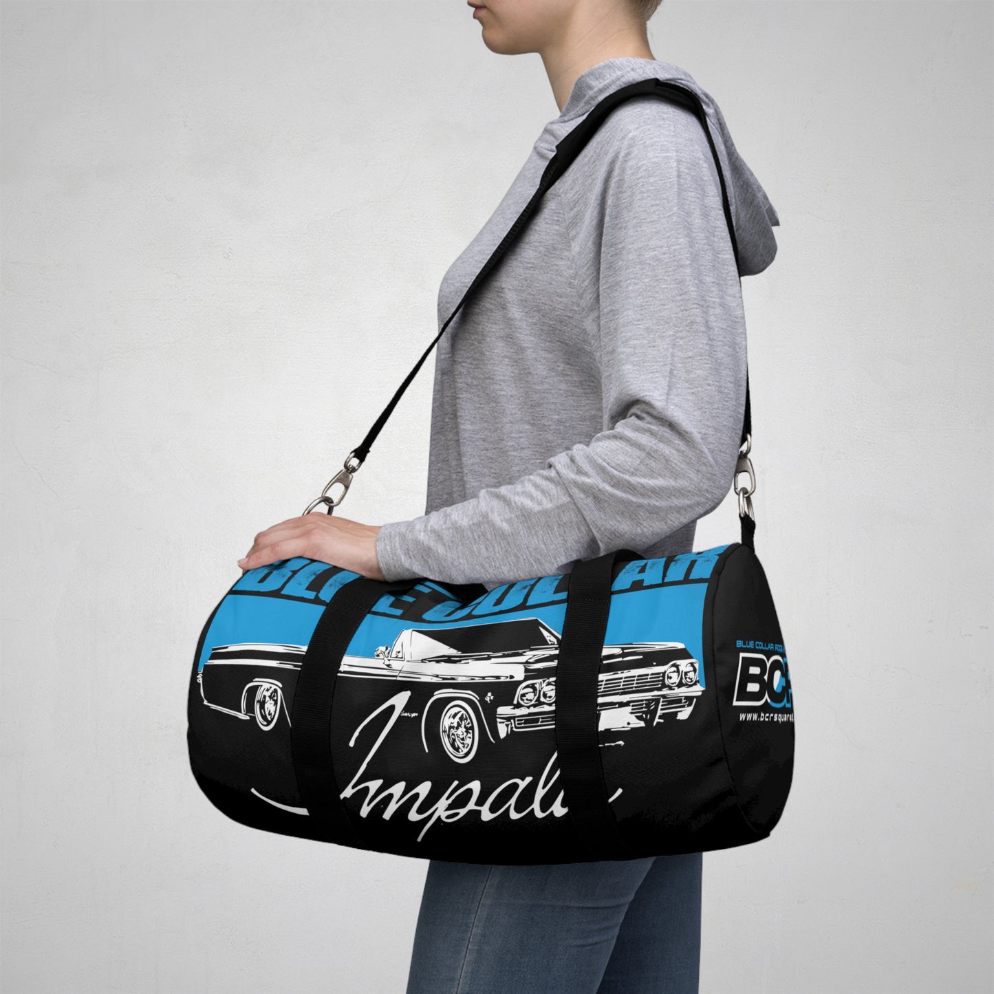 Blue Collar Impala Black Duffel Bag