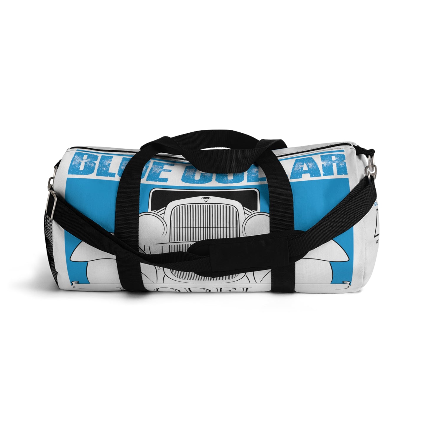 Blue Collar Model A White Duffel Bag