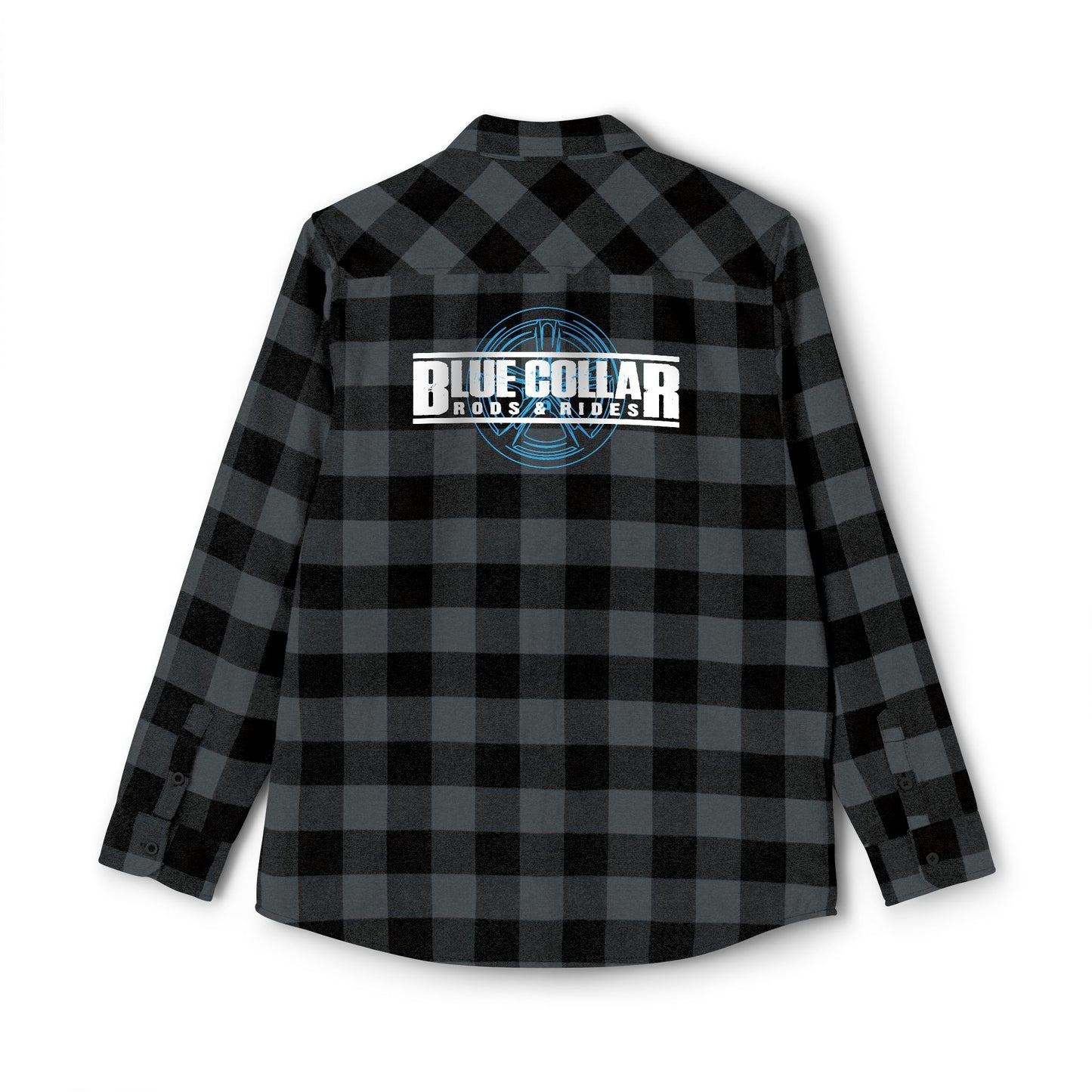 Blue Collar Wheel Flannel Shirt