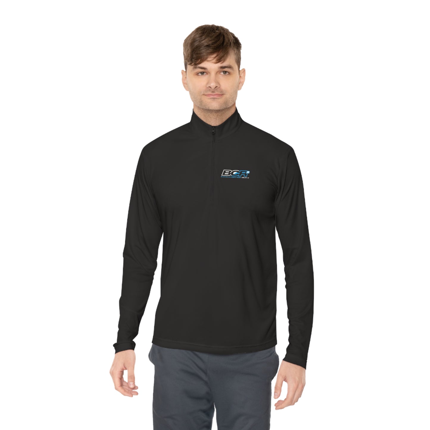 BCR Squared Logo Quarter-Zip Pullover