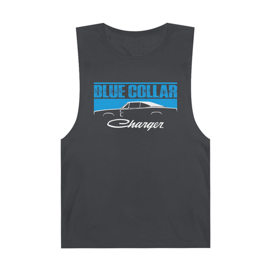 Blue Collar Charger Unisex Sleeveless Tee