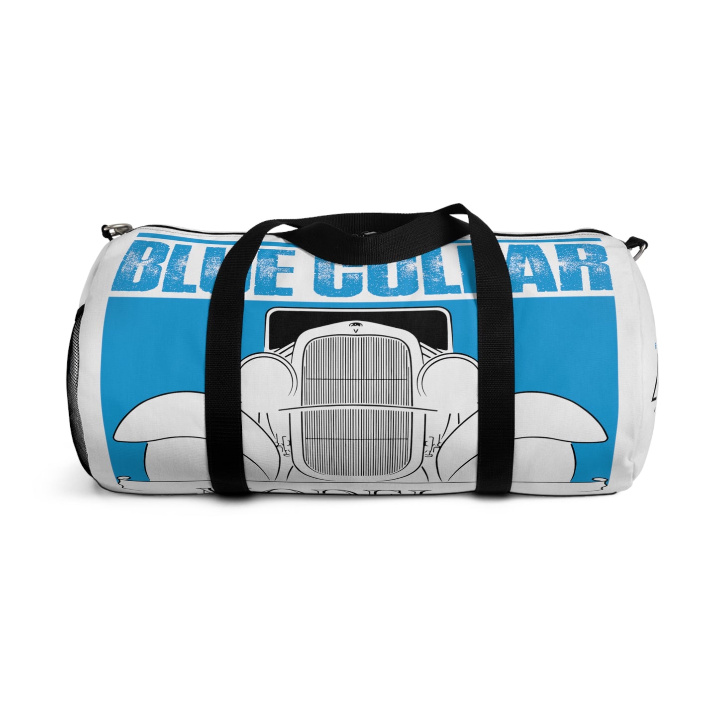 Blue Collar Model A White Duffel Bag